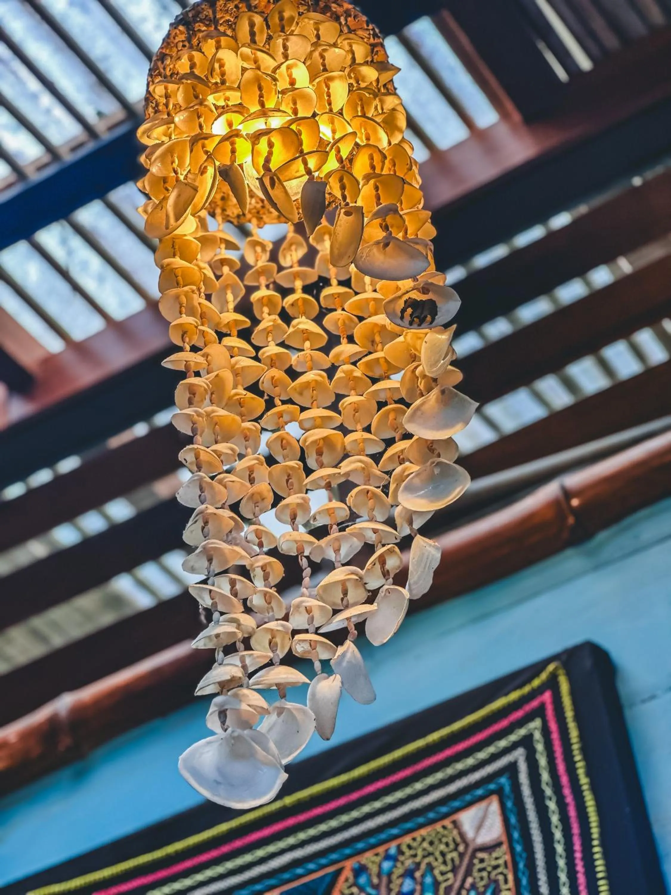 Decorative detail in Selva Madre Eco-Sanctuary