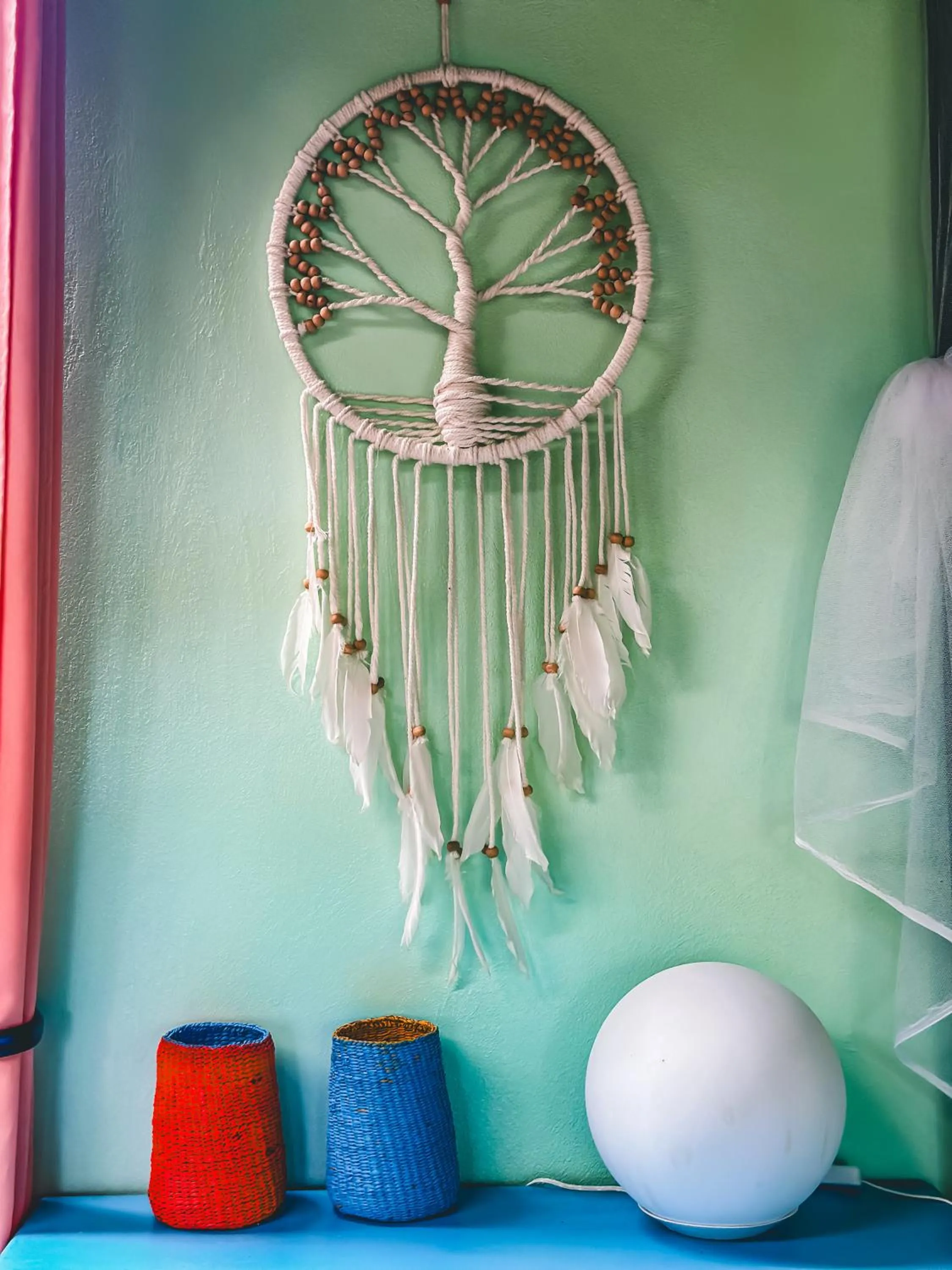 Decorative detail in Selva Madre Eco-Sanctuary