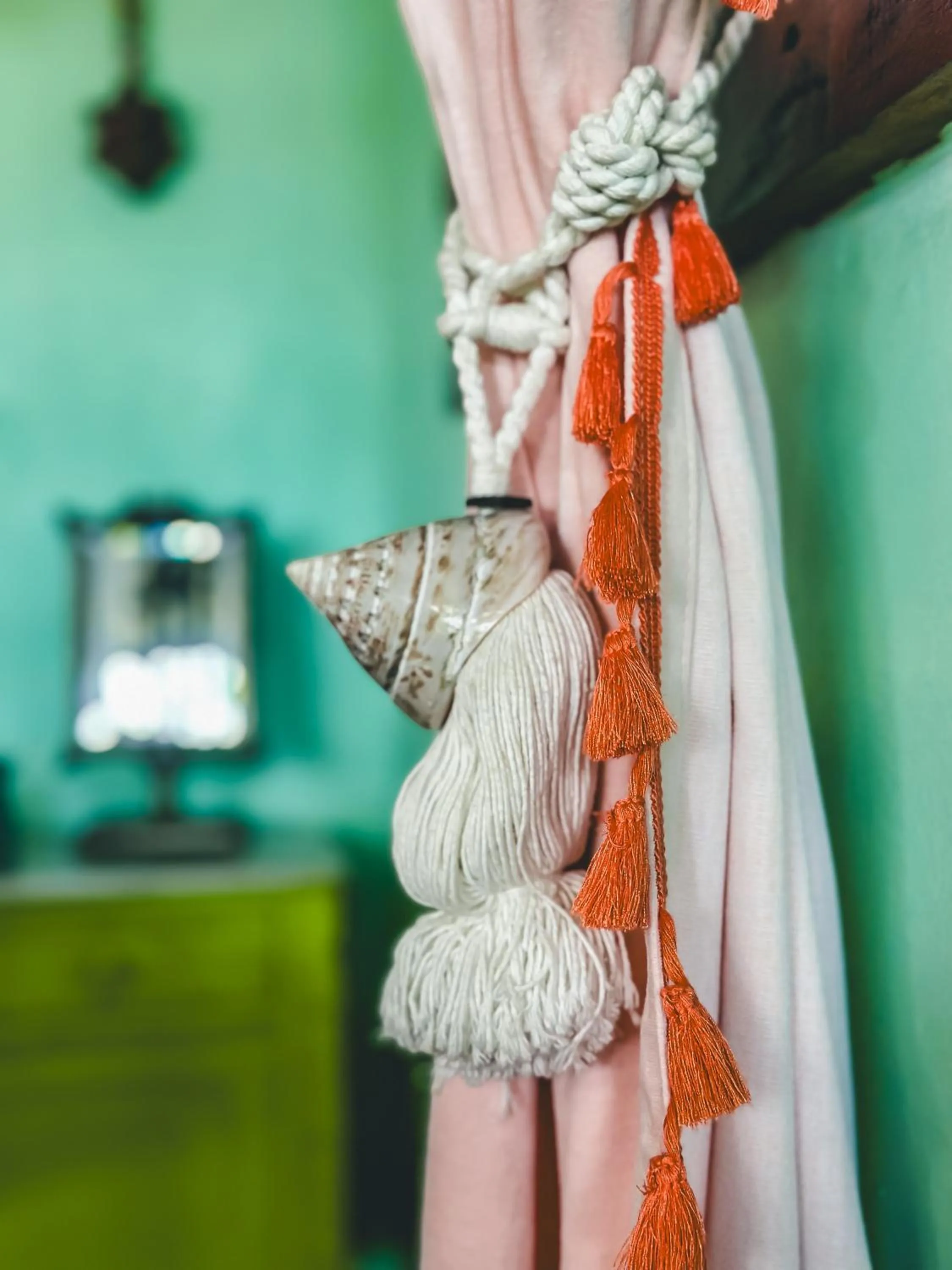 Decorative detail in Selva Madre Eco-Sanctuary