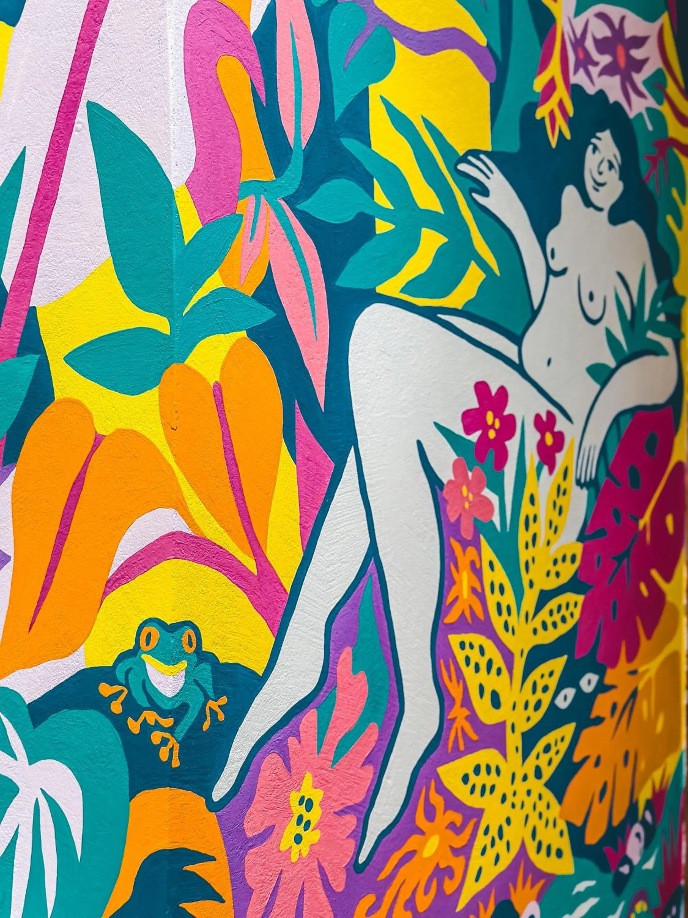 Decorative detail in Selva Madre Eco-Sanctuary