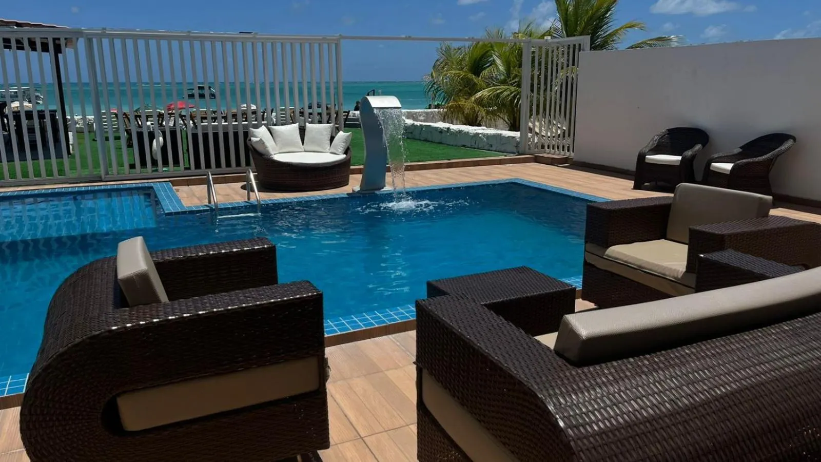 Patio in Pousada Diana Maragogi