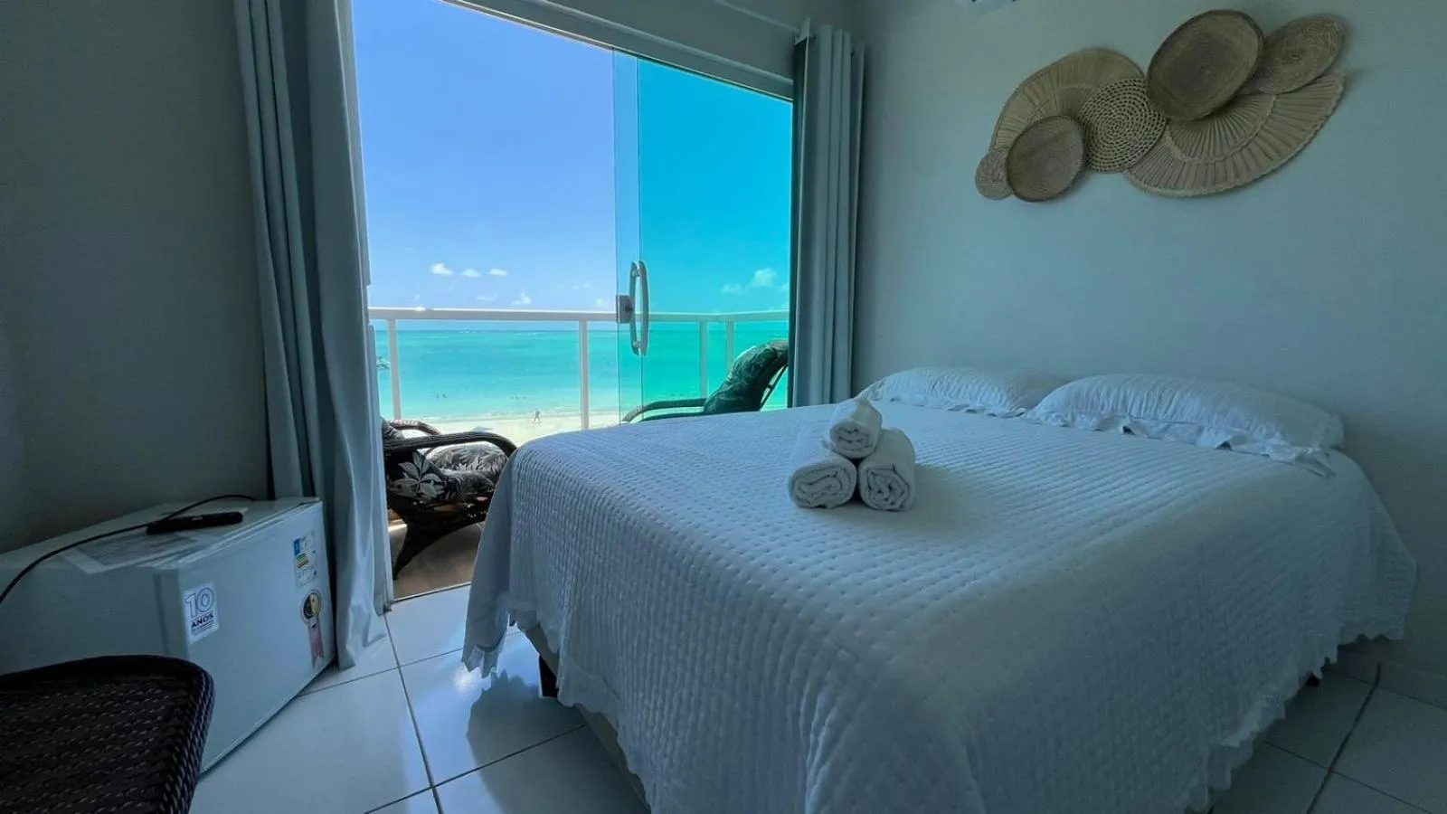 Bed in Pousada Diana Maragogi