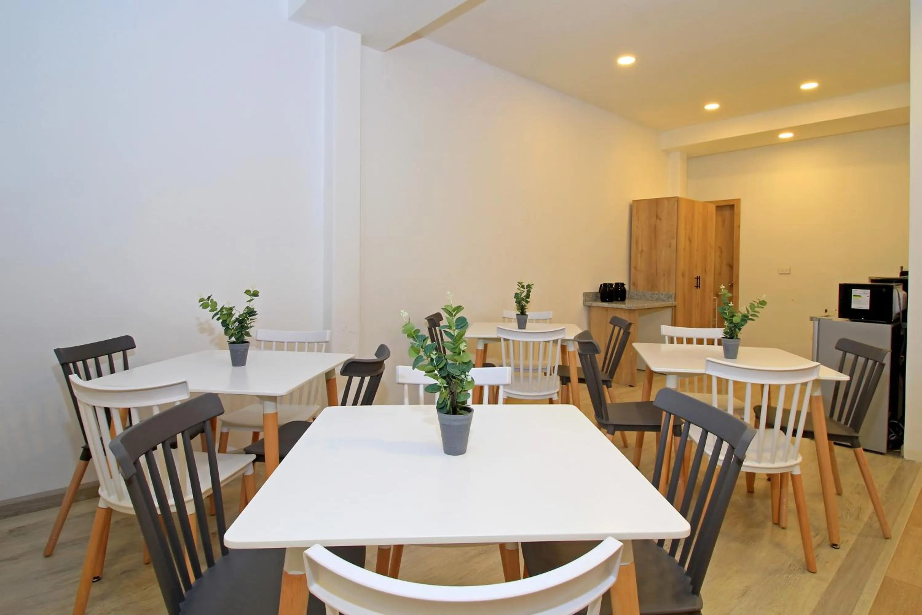 Kitchen or kitchenette in Apart Hotel Casa Blanca