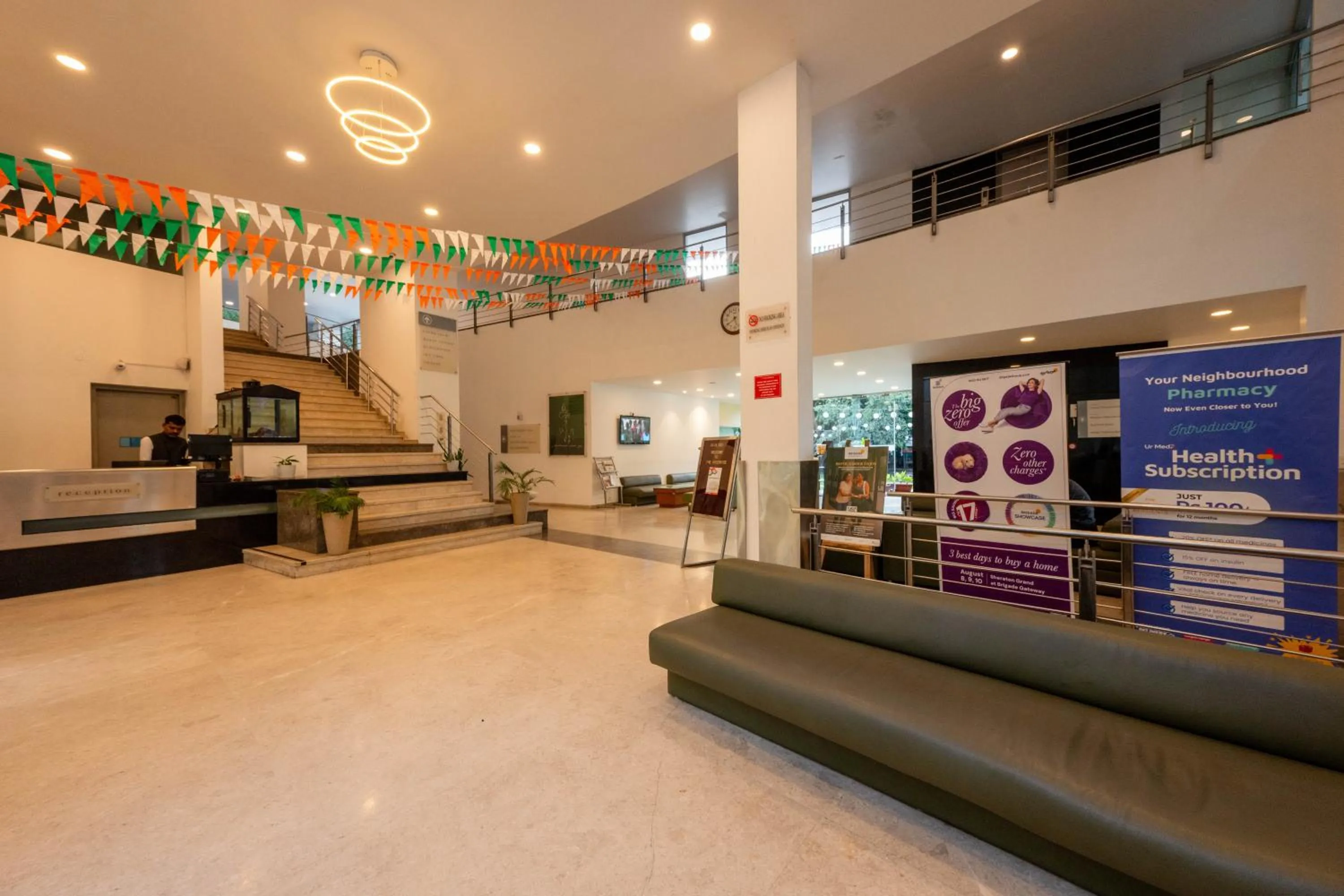 Lobby or reception in THE WOODROSE