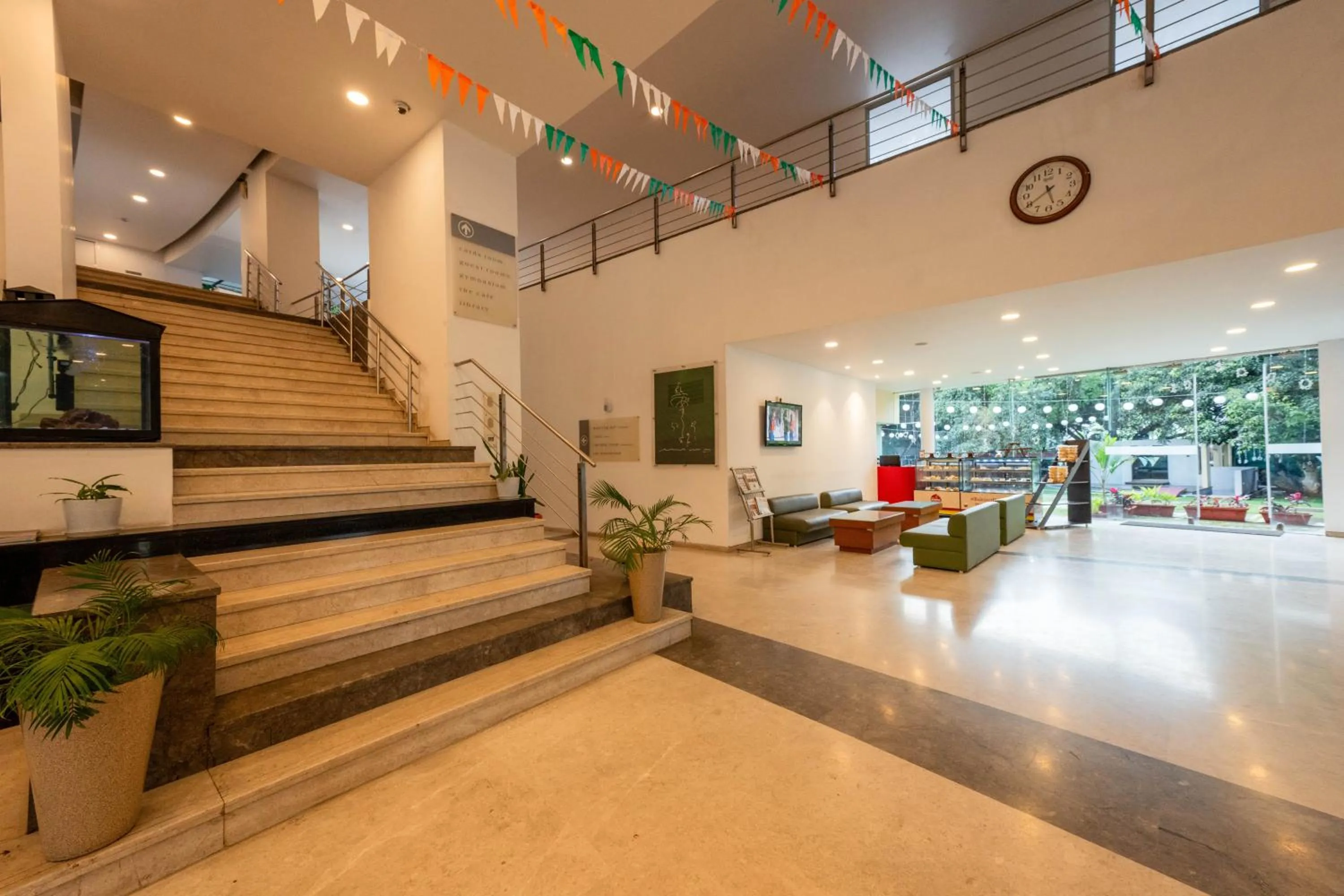 Seating area in THE WOODROSE