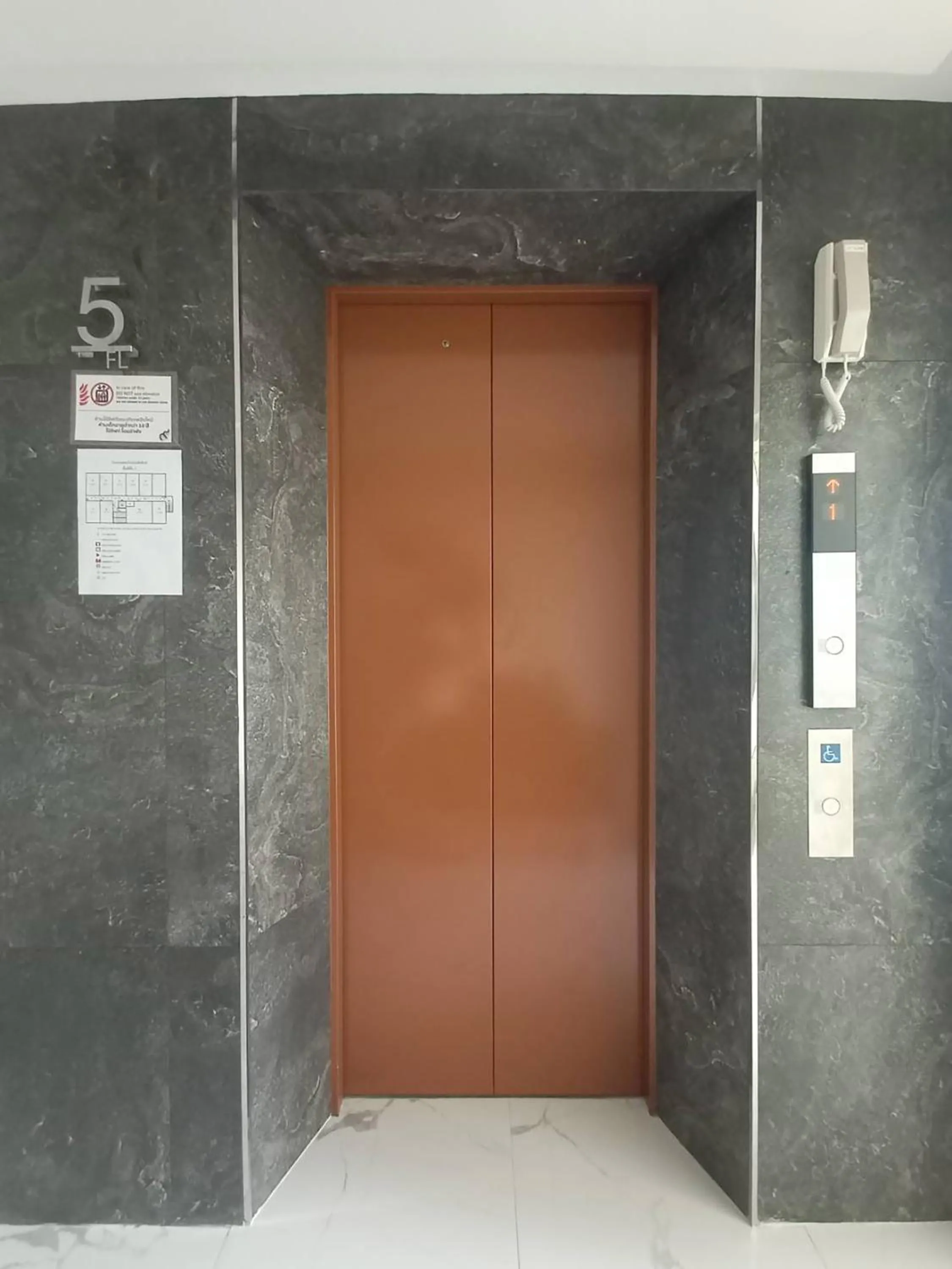 elevator in The 9 Residence Hotel