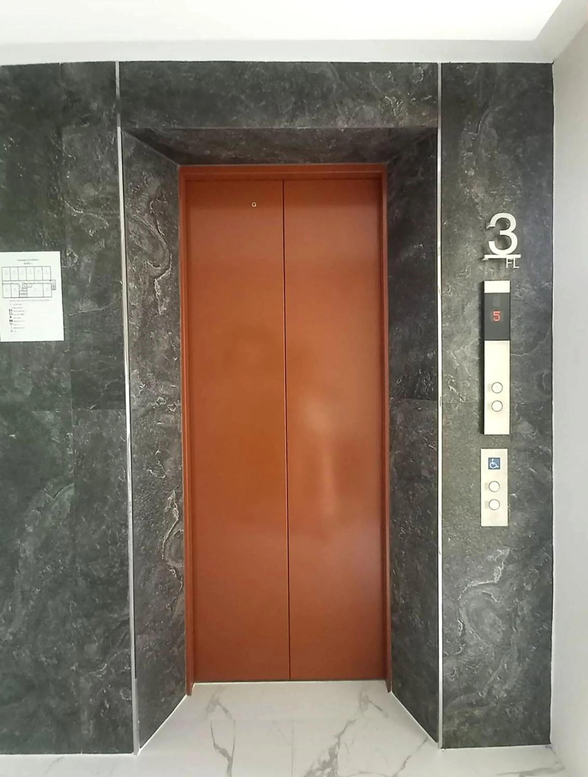 elevator in The 9 Residence Hotel