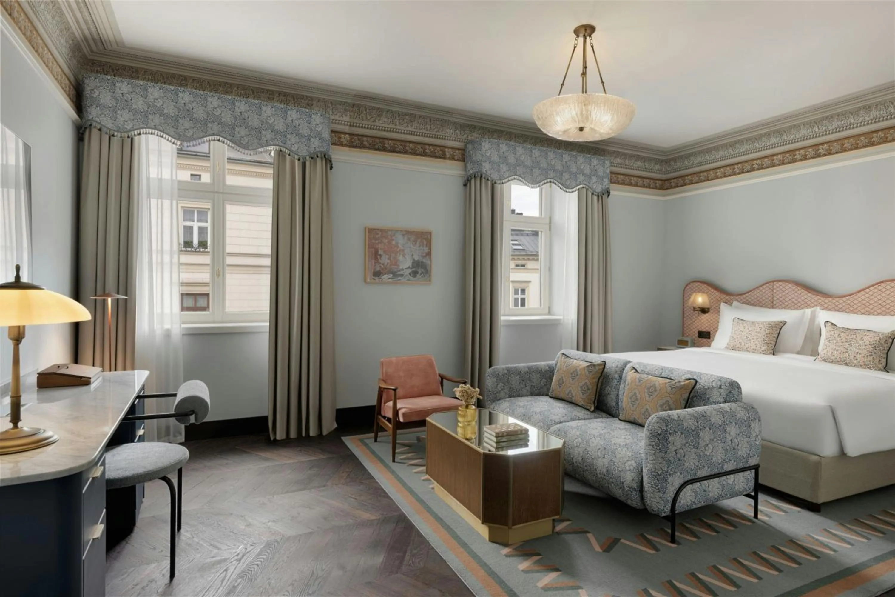 Photo of the whole room, Bed in Stradom House, Autograph Collection