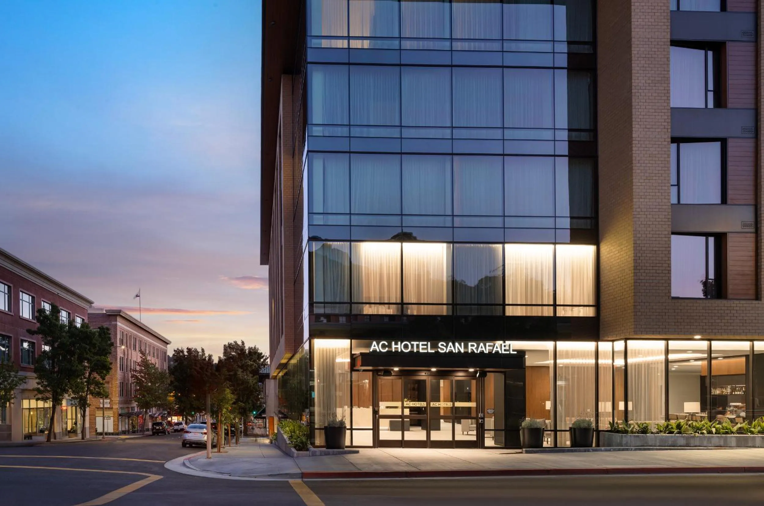 Property building in AC Hotel San Rafael Downtown