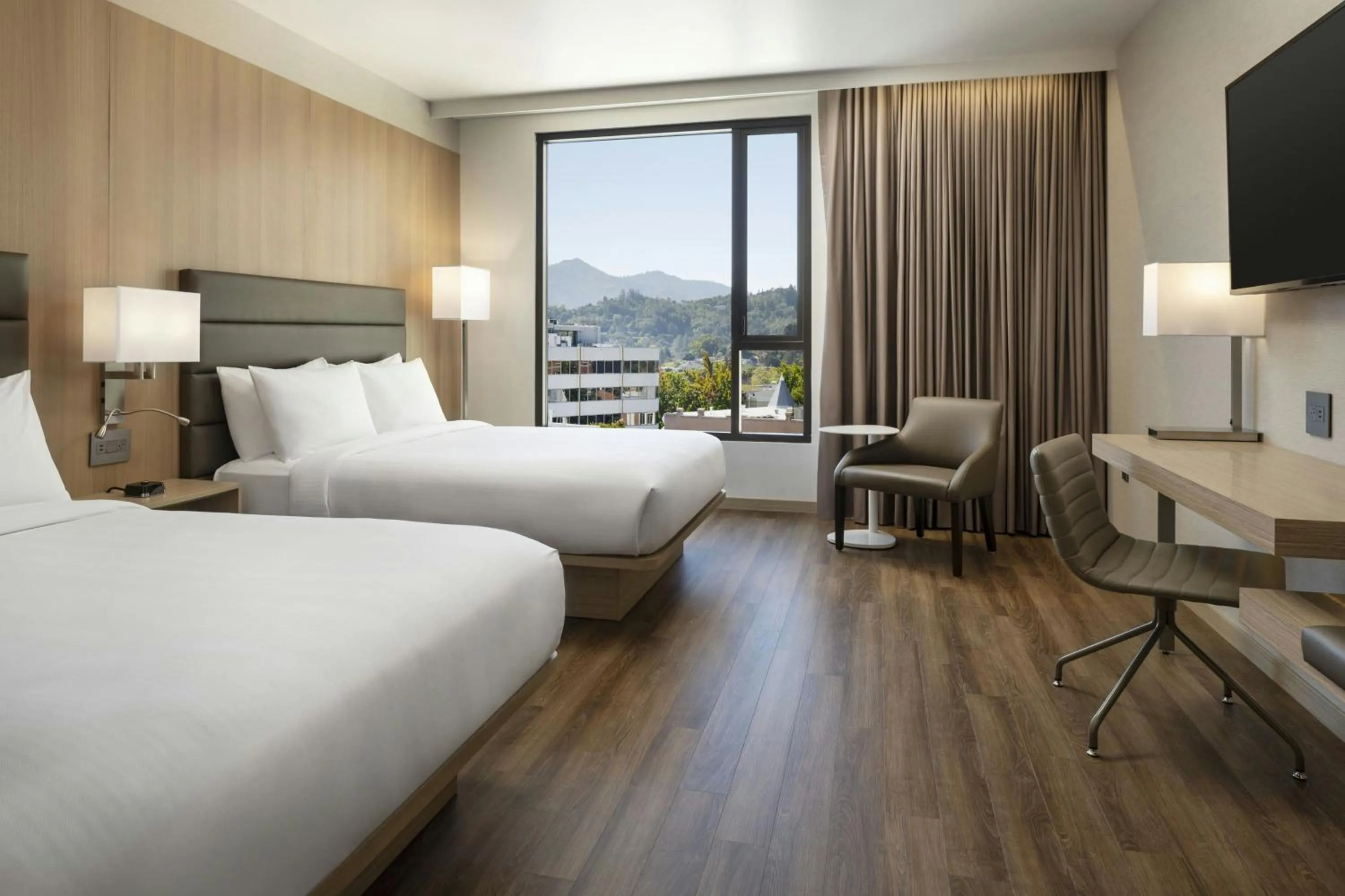 Photo of the whole room, Bed in AC Hotel San Rafael Downtown