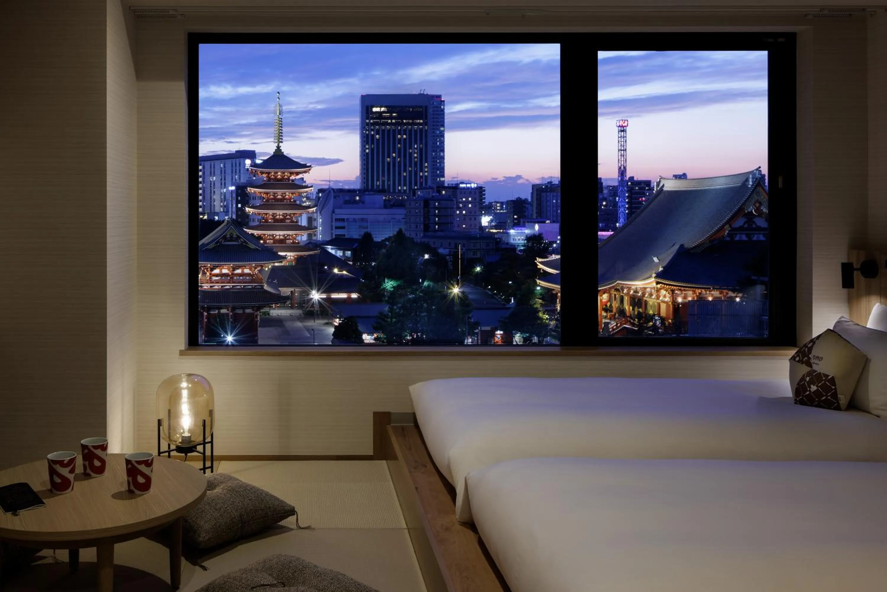 Photo of the whole room, Bed in OMO3 Asakusa by Hoshino Resorts