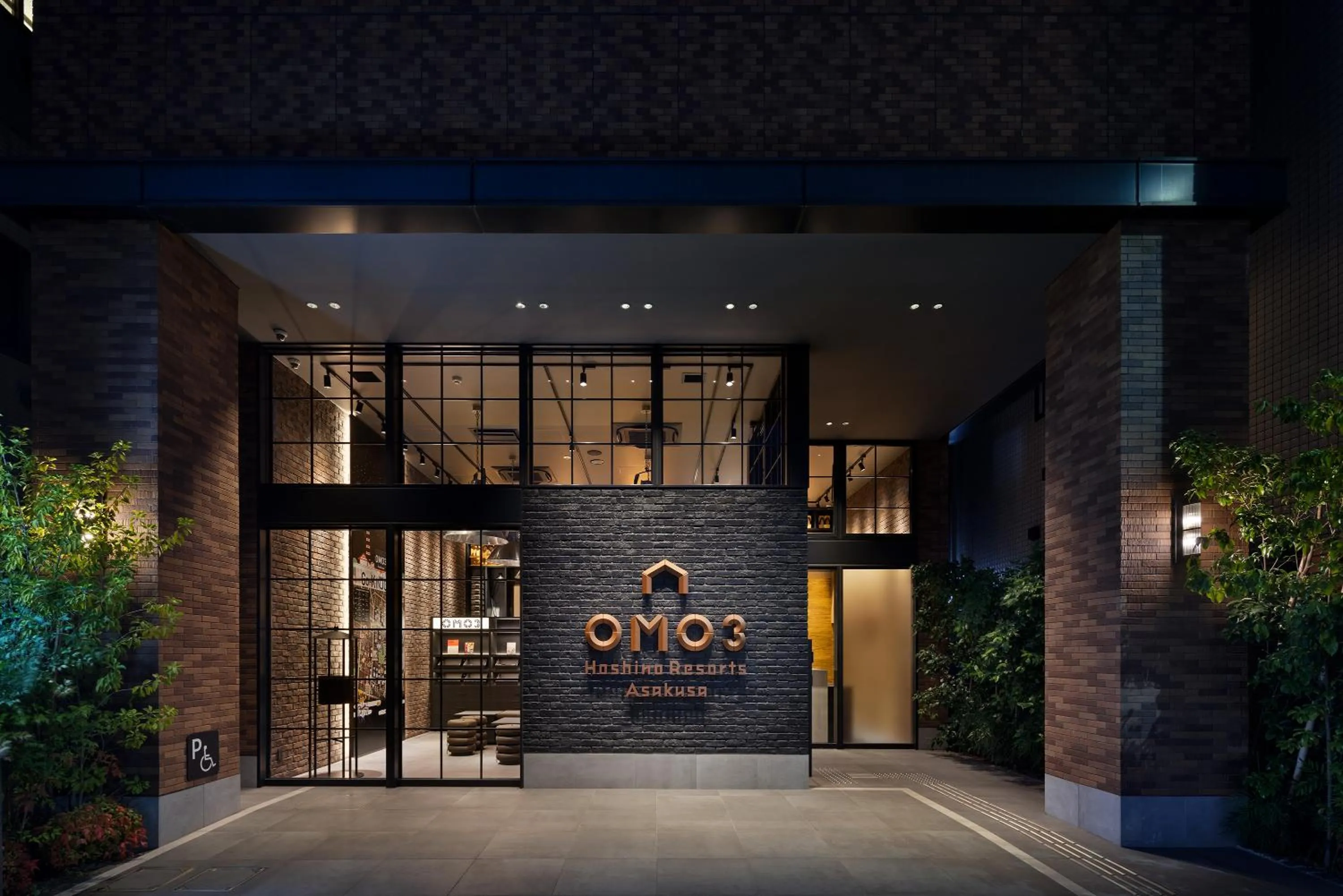 Facade/entrance in OMO3 Asakusa by Hoshino Resorts