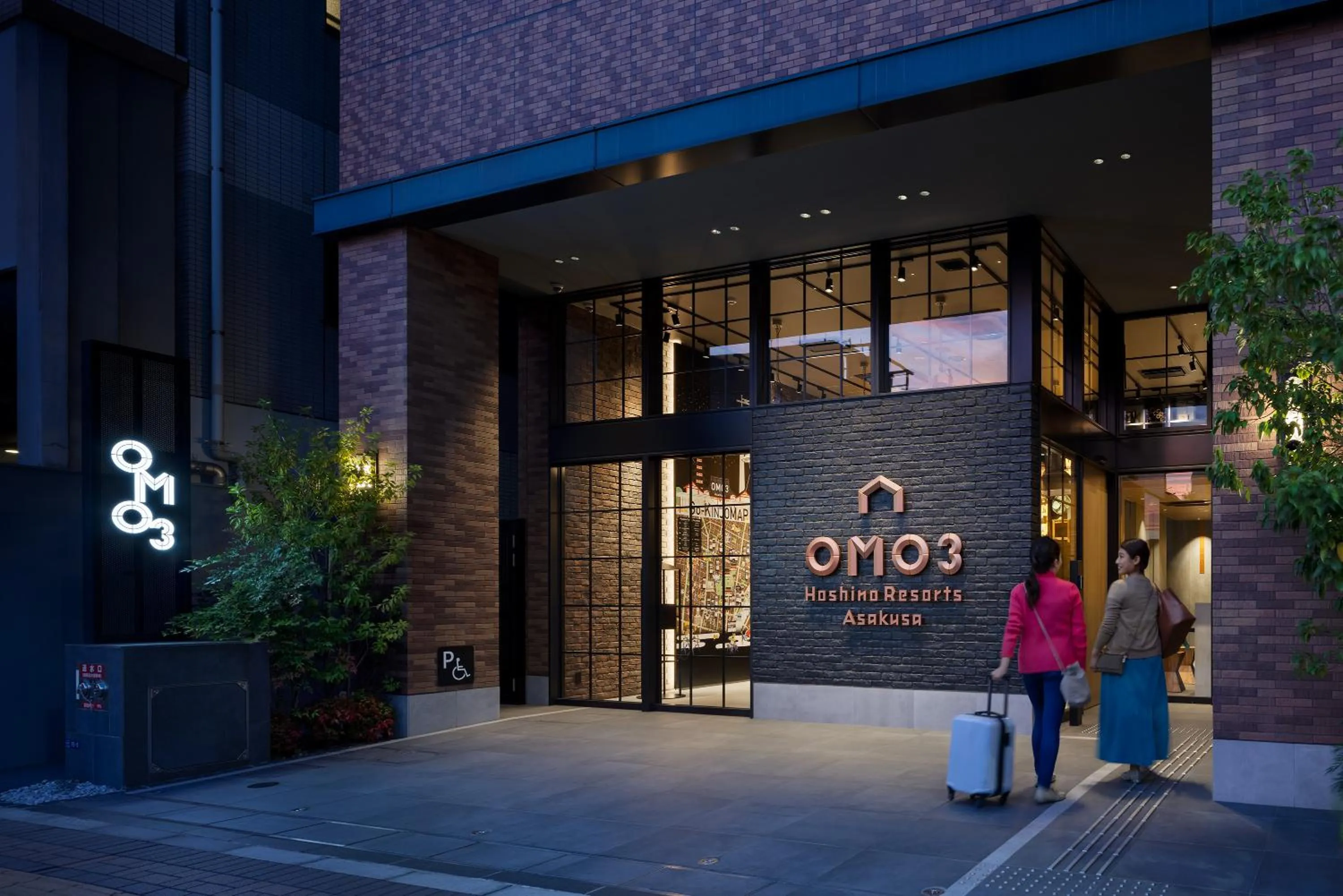 Facade/entrance in OMO3 Asakusa by Hoshino Resorts