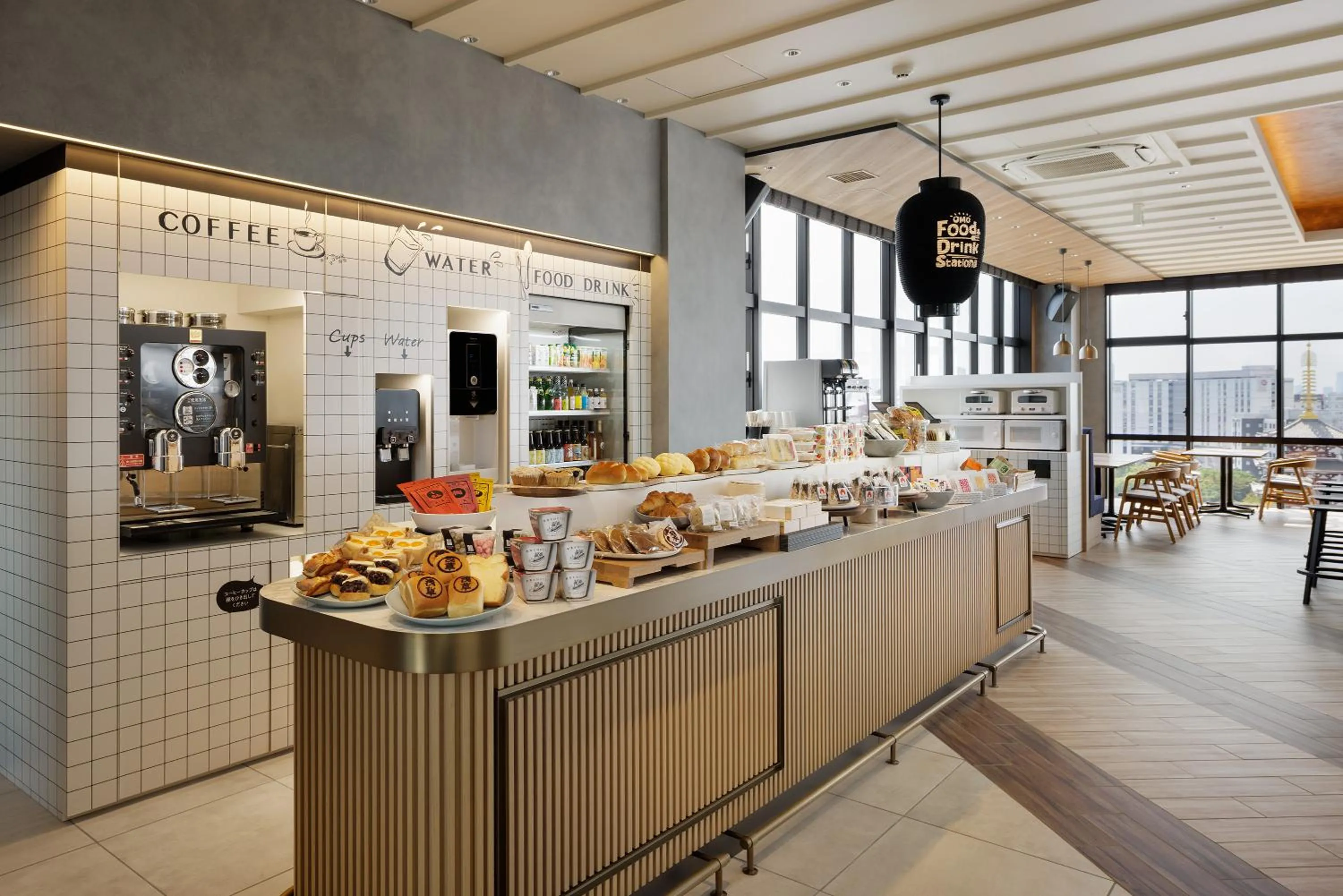 Food and drinks in OMO3 Asakusa by Hoshino Resorts