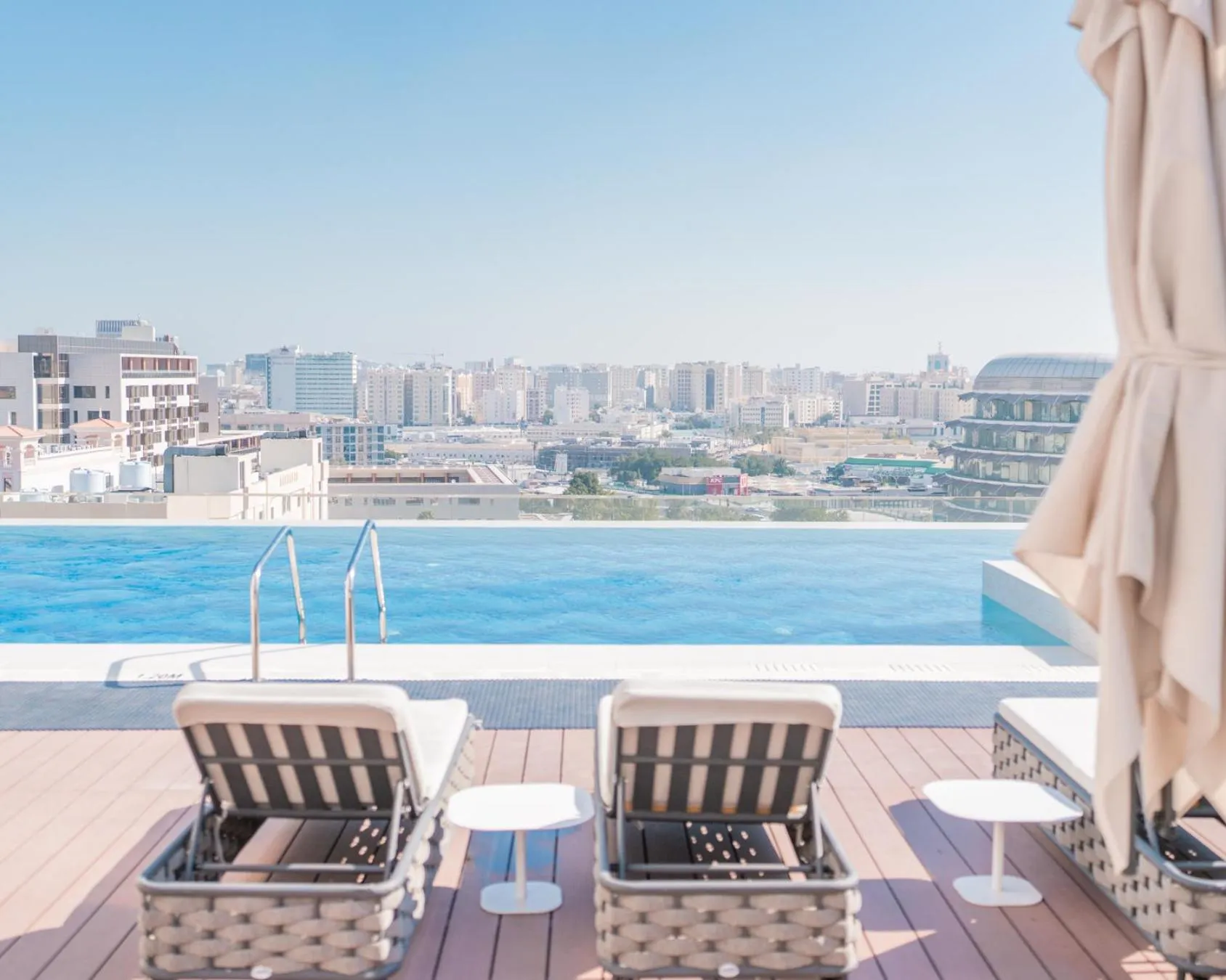 Swimming pool in Abesq Doha Hotel and Residences, an IHG Hotel
