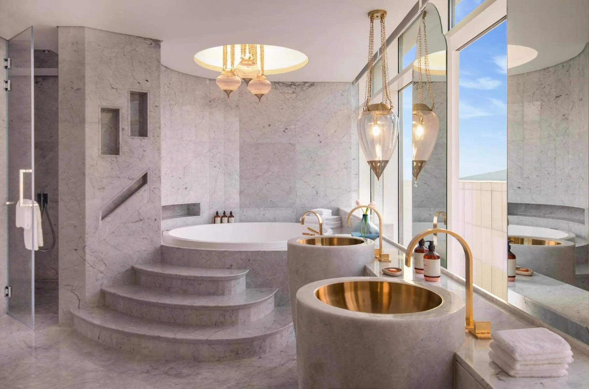 Bathroom in Abesq Doha Hotel and Residences, an IHG Hotel