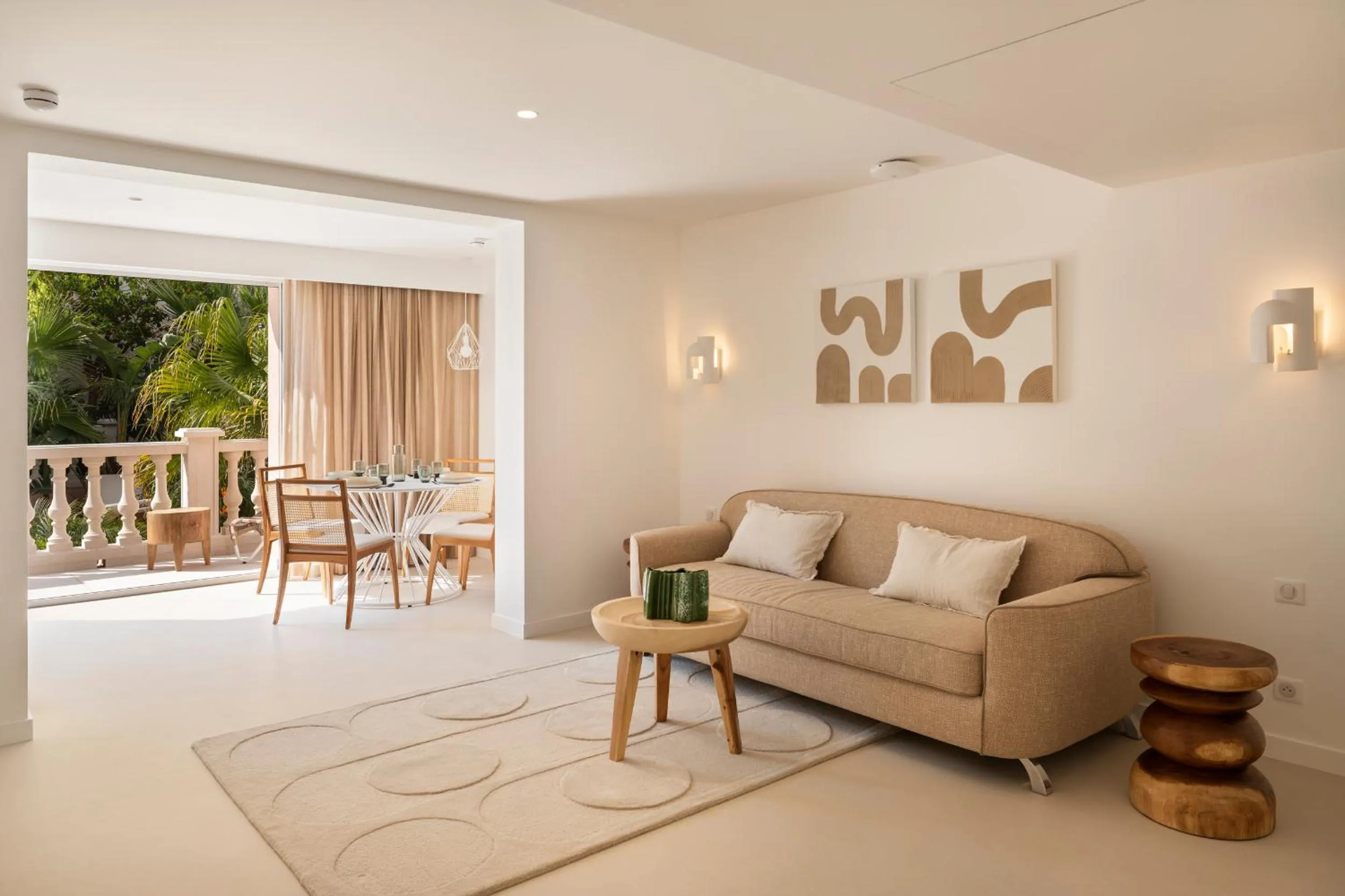 Living room in Maison Carla Rosa Cannes