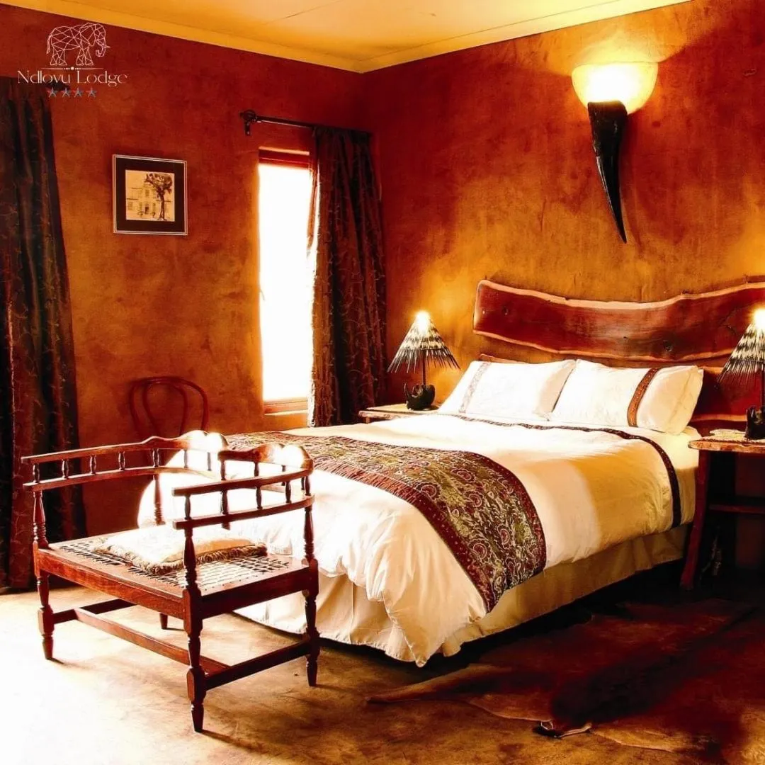 Bed in Ndlovu Lodge