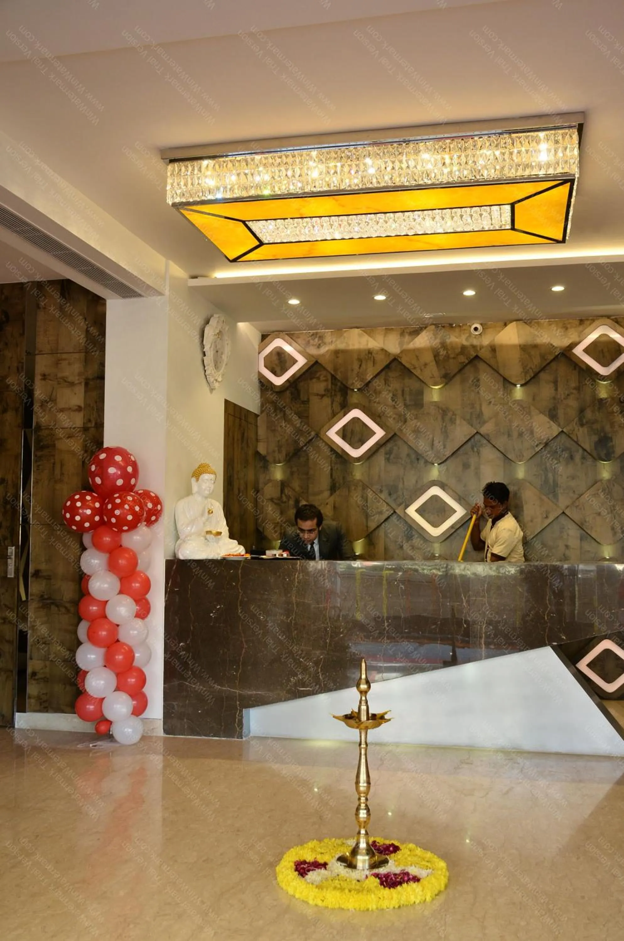 Lobby or reception in Hotel Ramaya