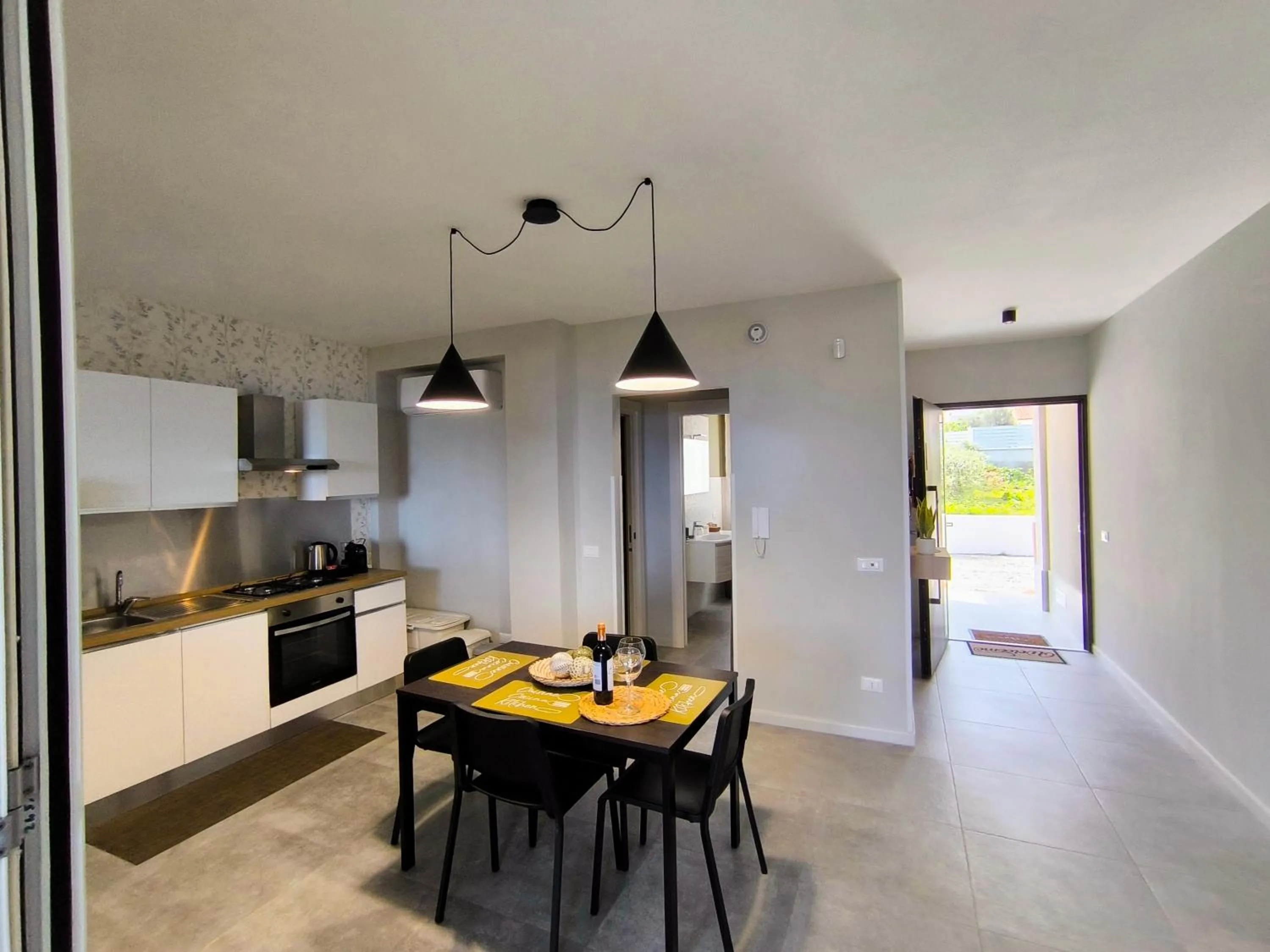 Kitchen or kitchenette in Piante del Principe Apartments