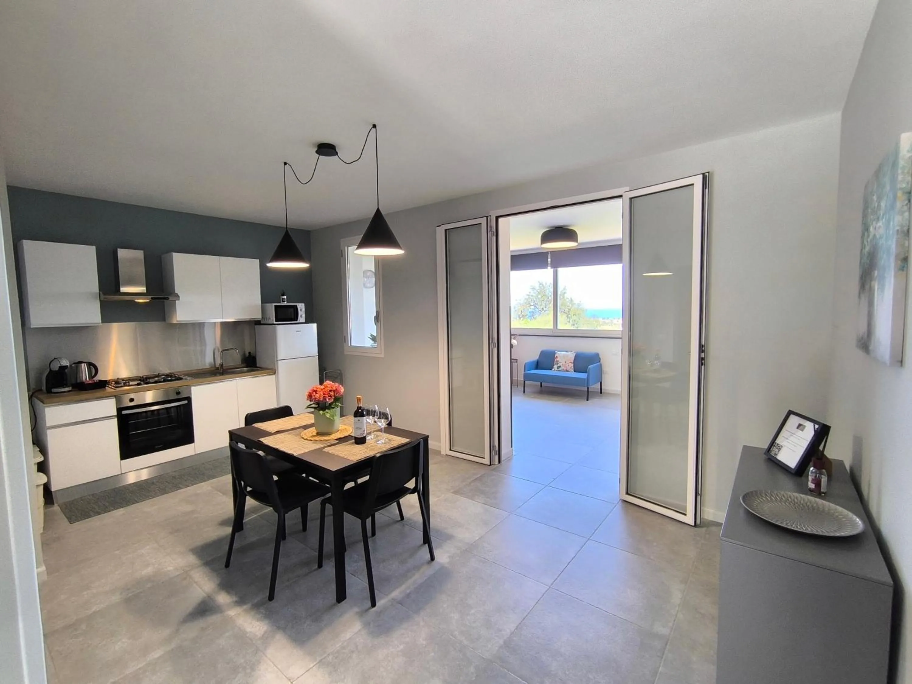 Kitchen or kitchenette in Piante del Principe Apartments
