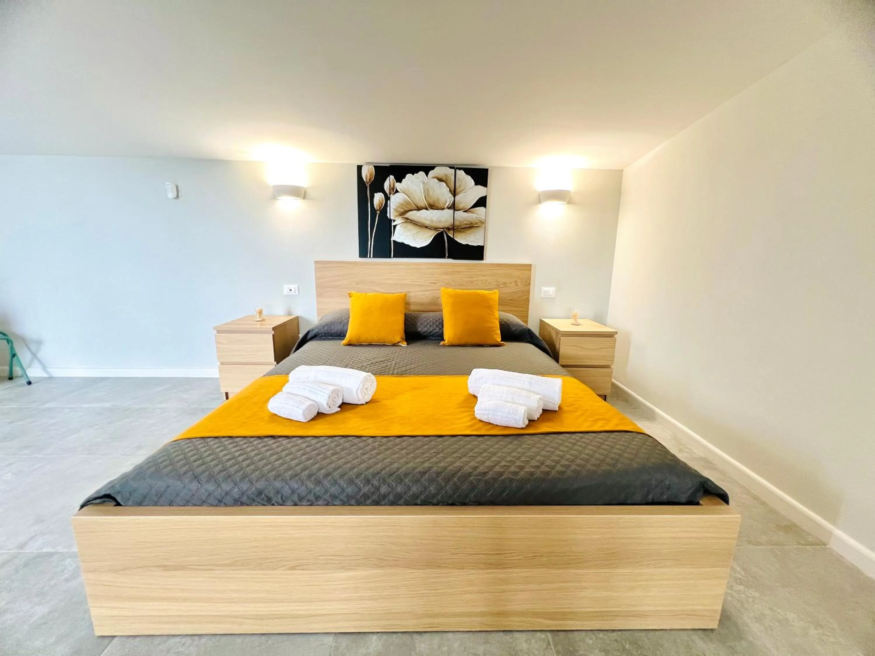 Bed in Piante del Principe Apartments