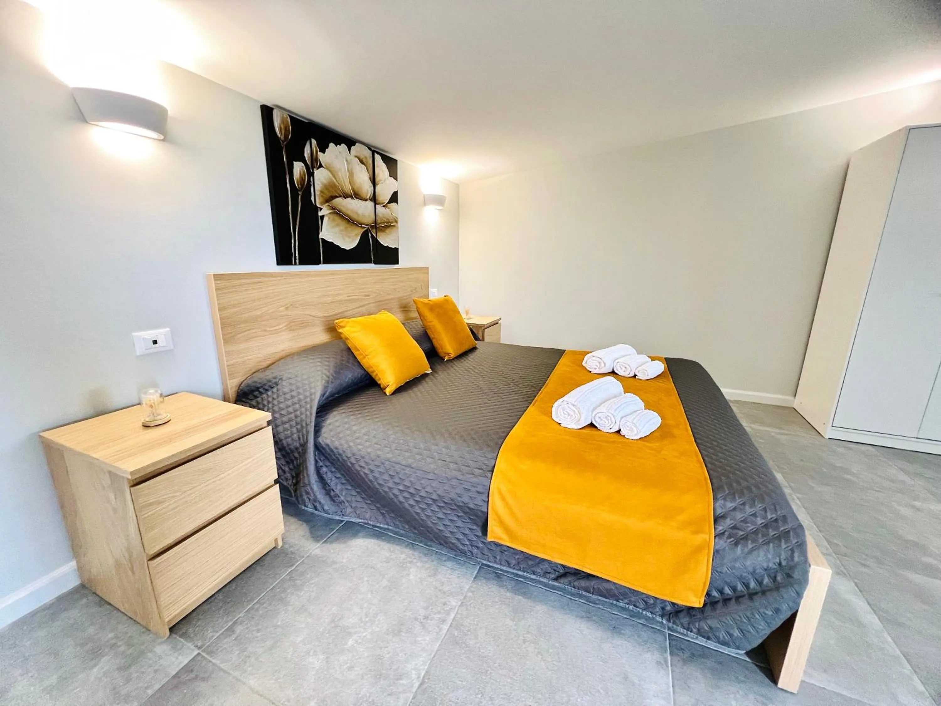 Bed in Piante del Principe Apartments