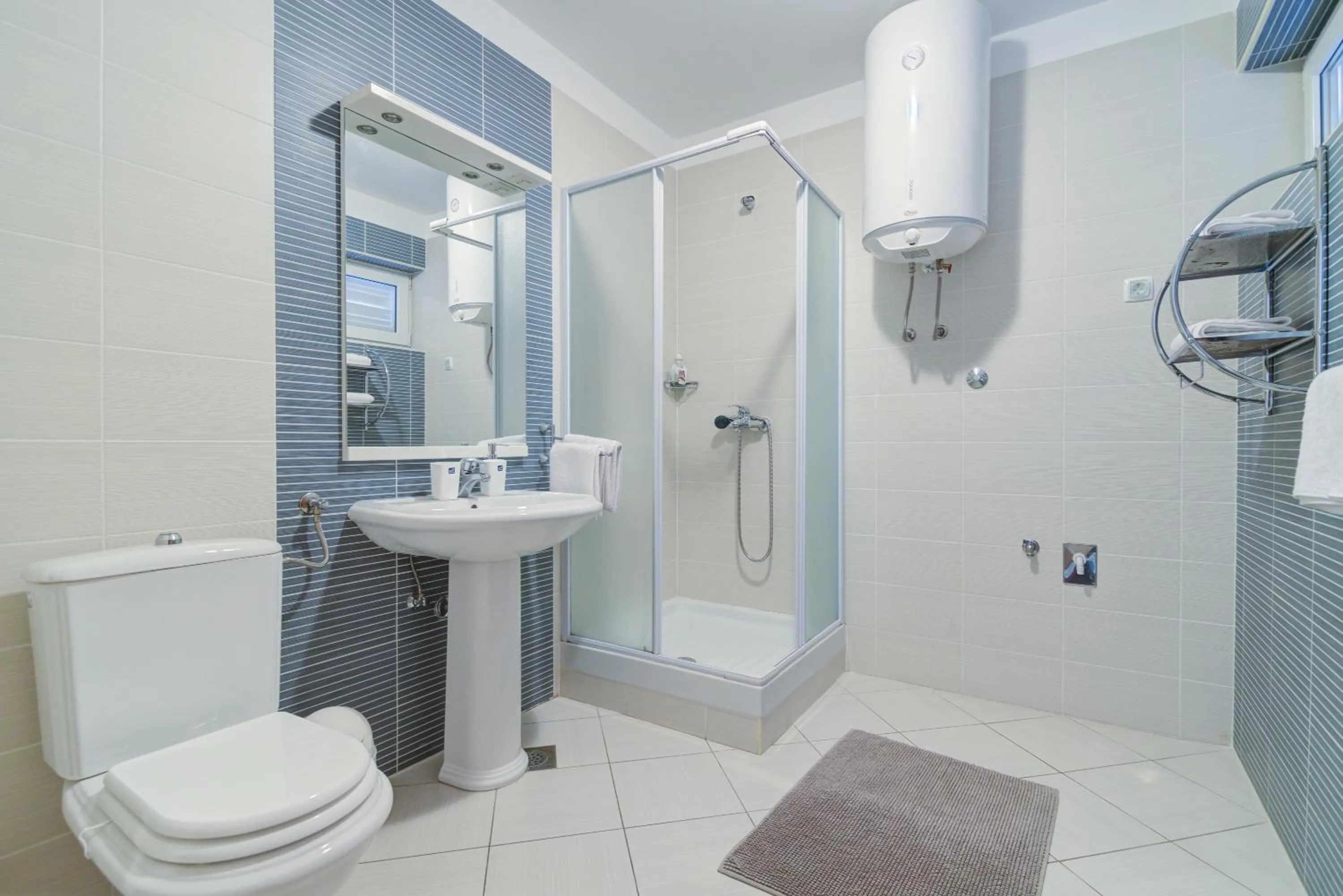 Shower in Modern Apartment Selce