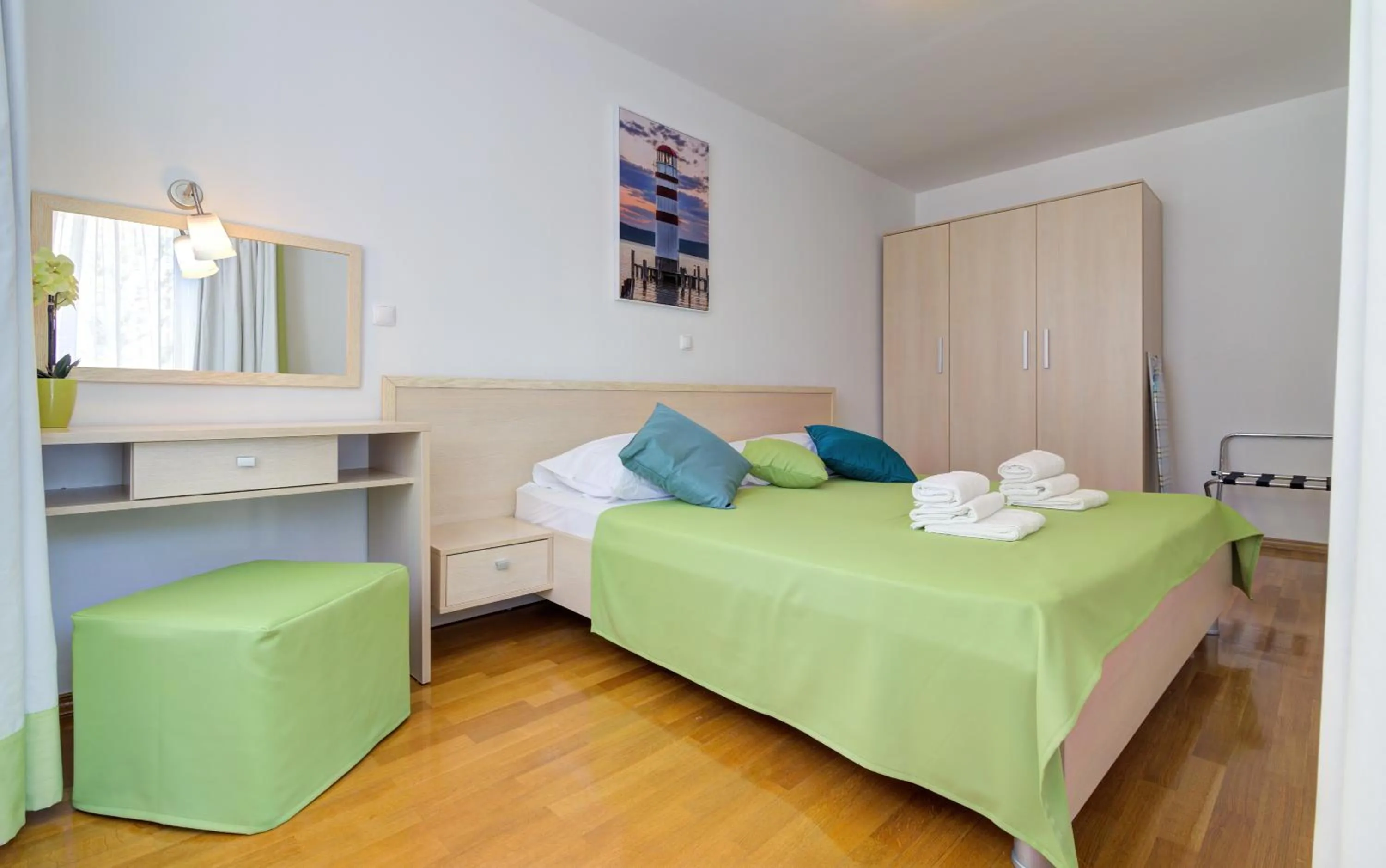 Bed in Modern Apartment Selce