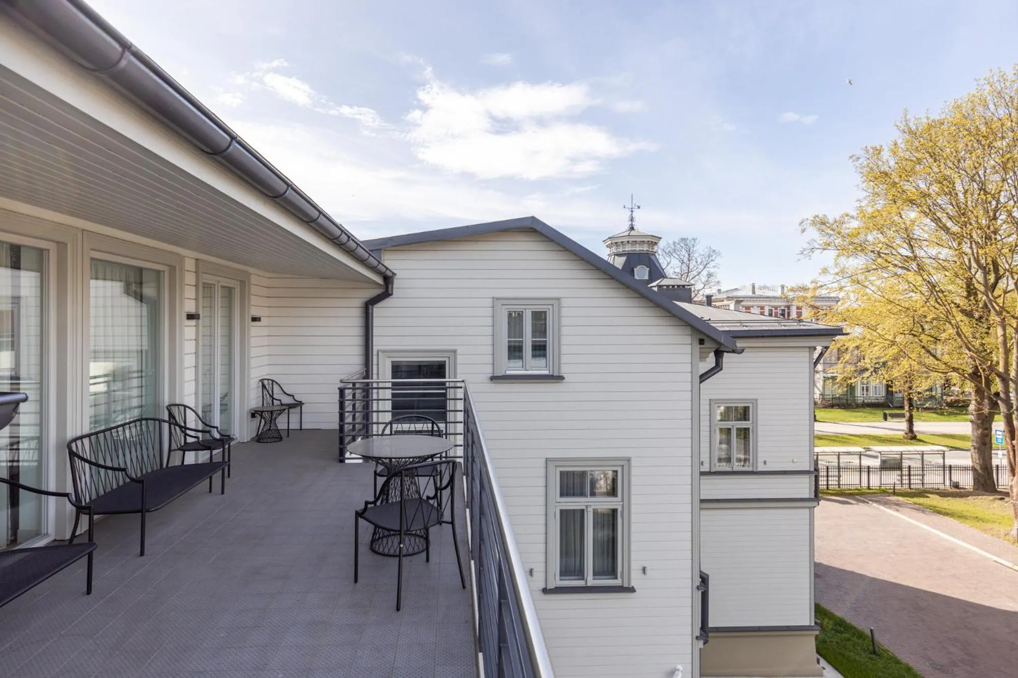 Balcony/Terrace in Roze Kūrmājas Residence
