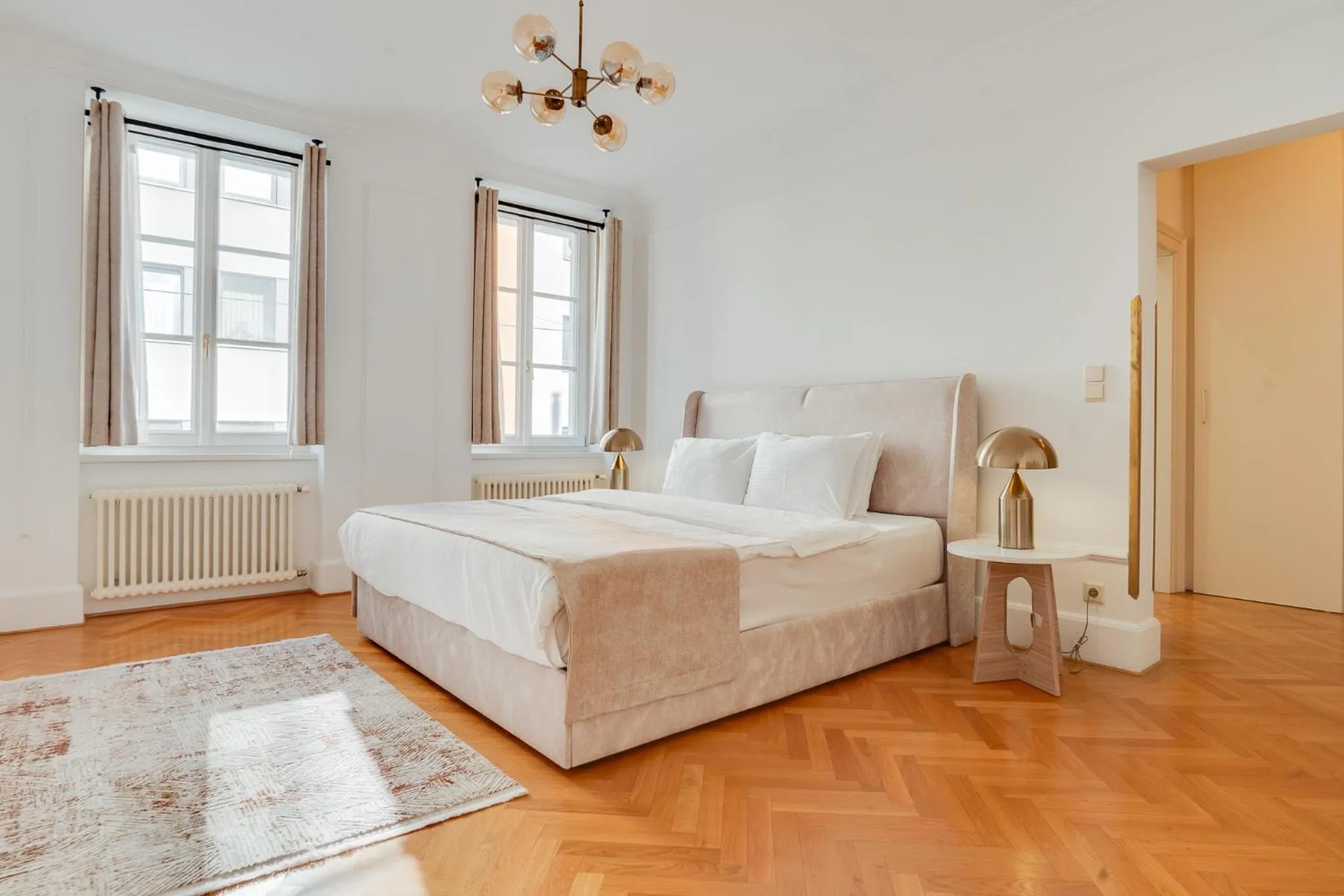 Bed in Atik Hotel Vienna