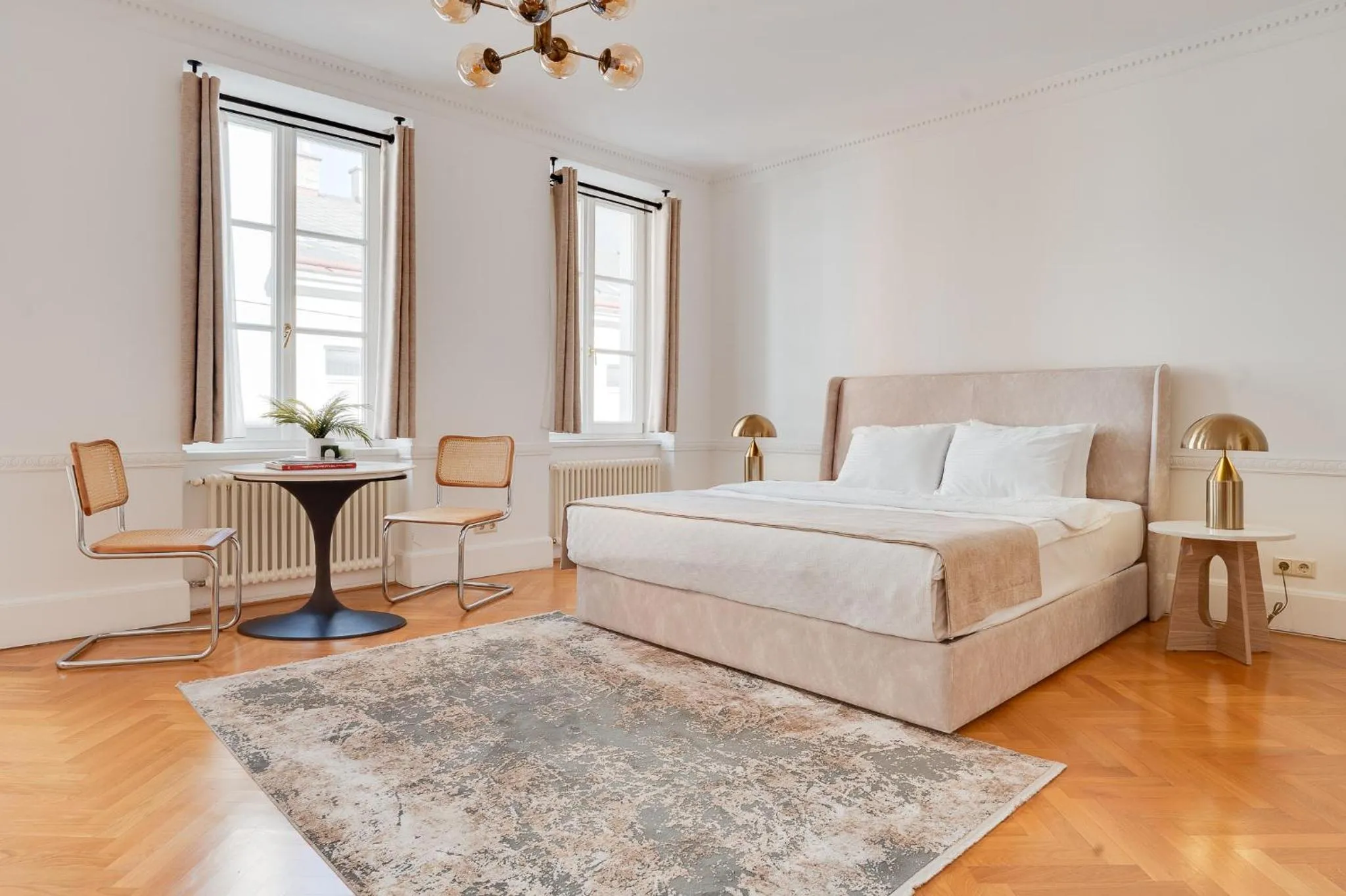 Bed in Atik Hotel Vienna