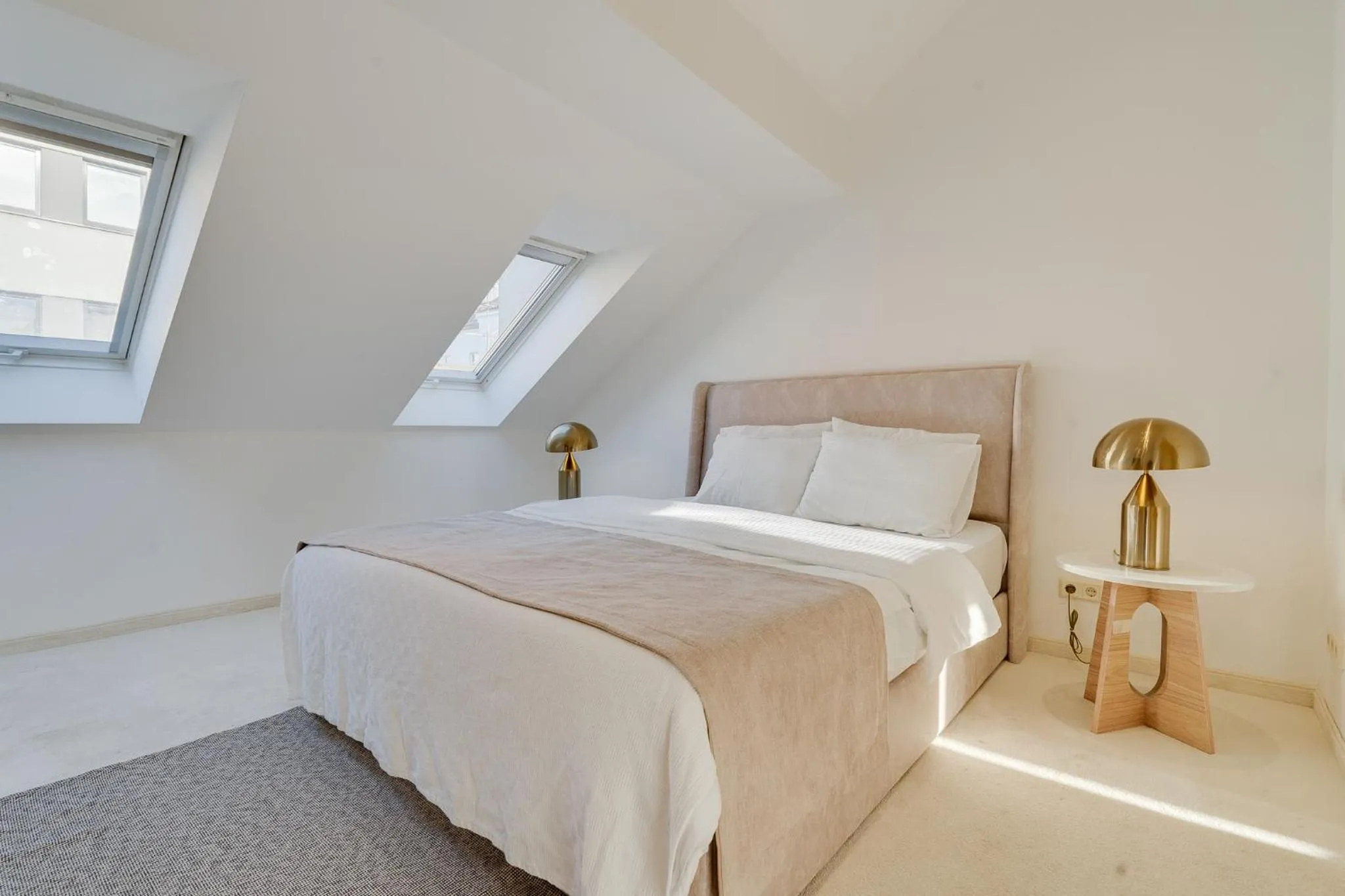 Bed in Atik Hotel Vienna