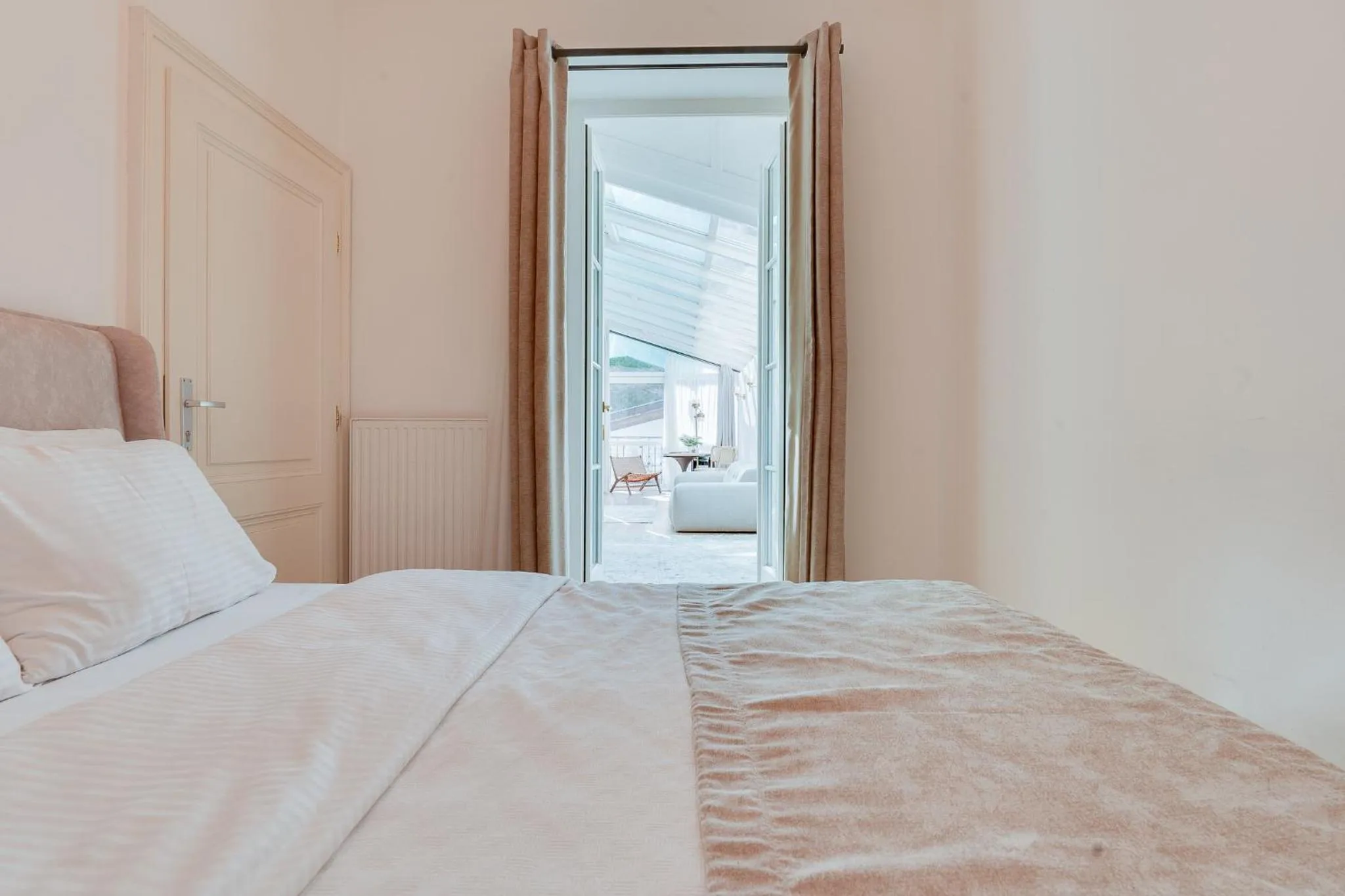 Bed in Atik Hotel Vienna