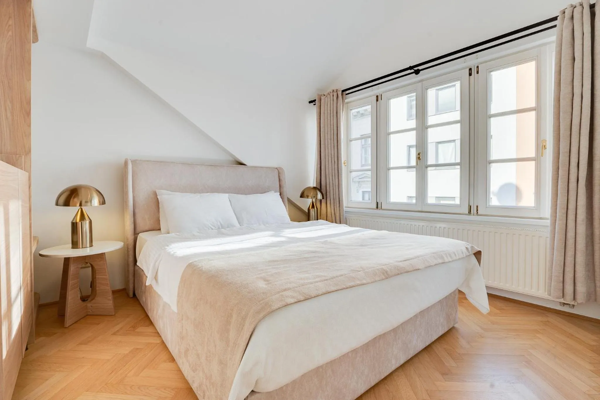 Bed in Atik Hotel Vienna