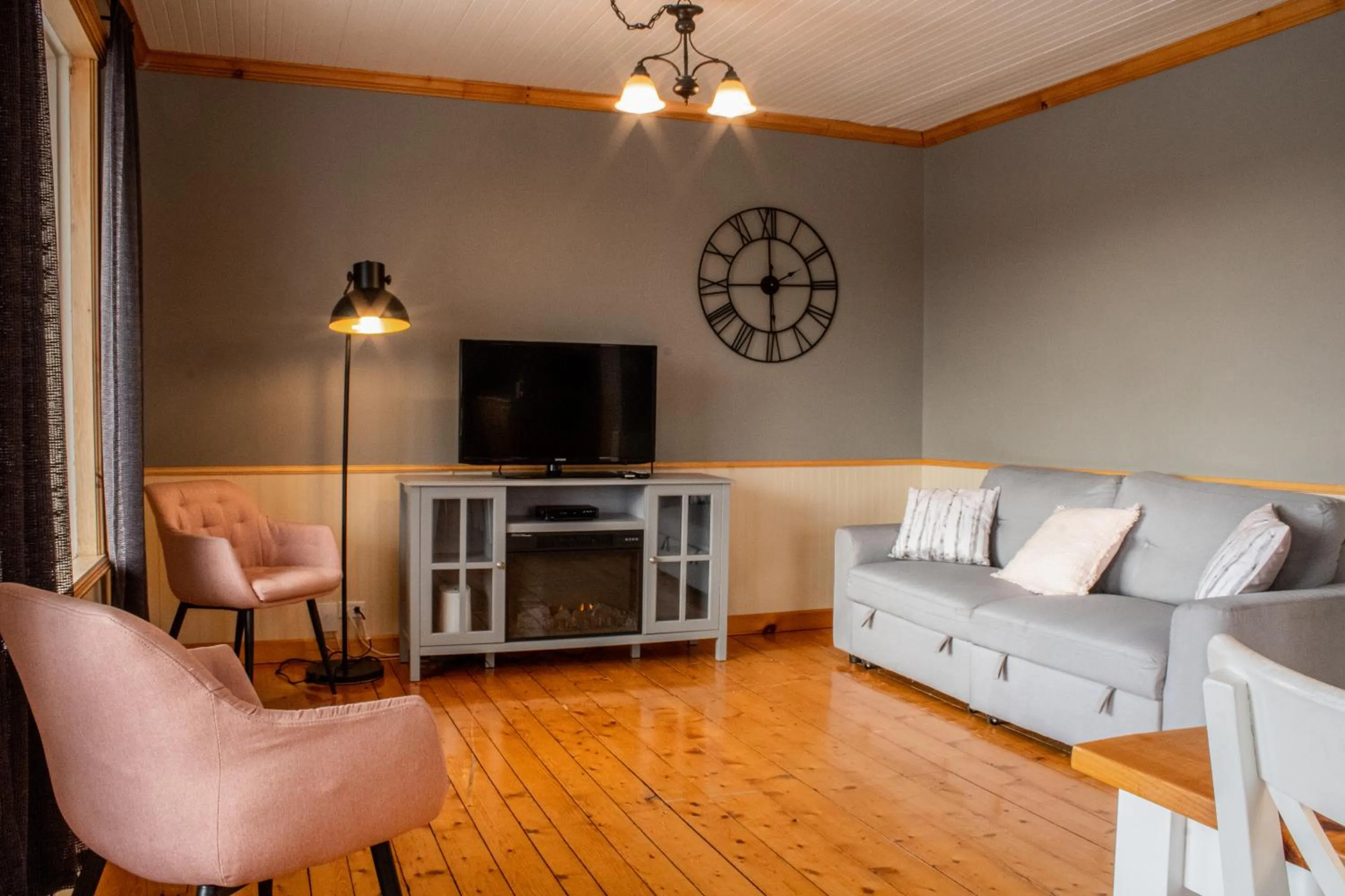 Living room in Les Chalets Tourisma - Maison de campagne avec spa - La Campagnarde