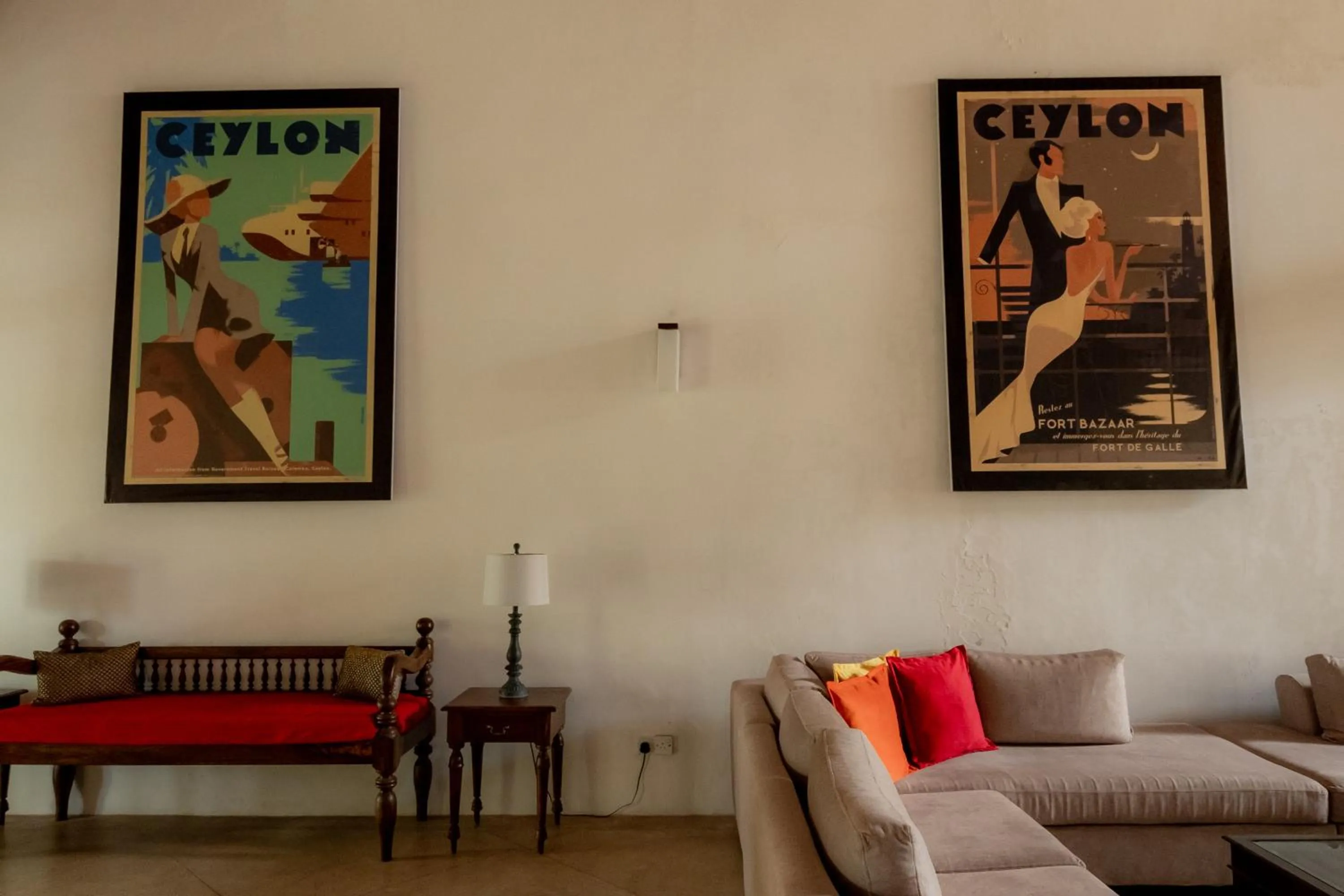 Living room in GALLE HERITAGE VILLA