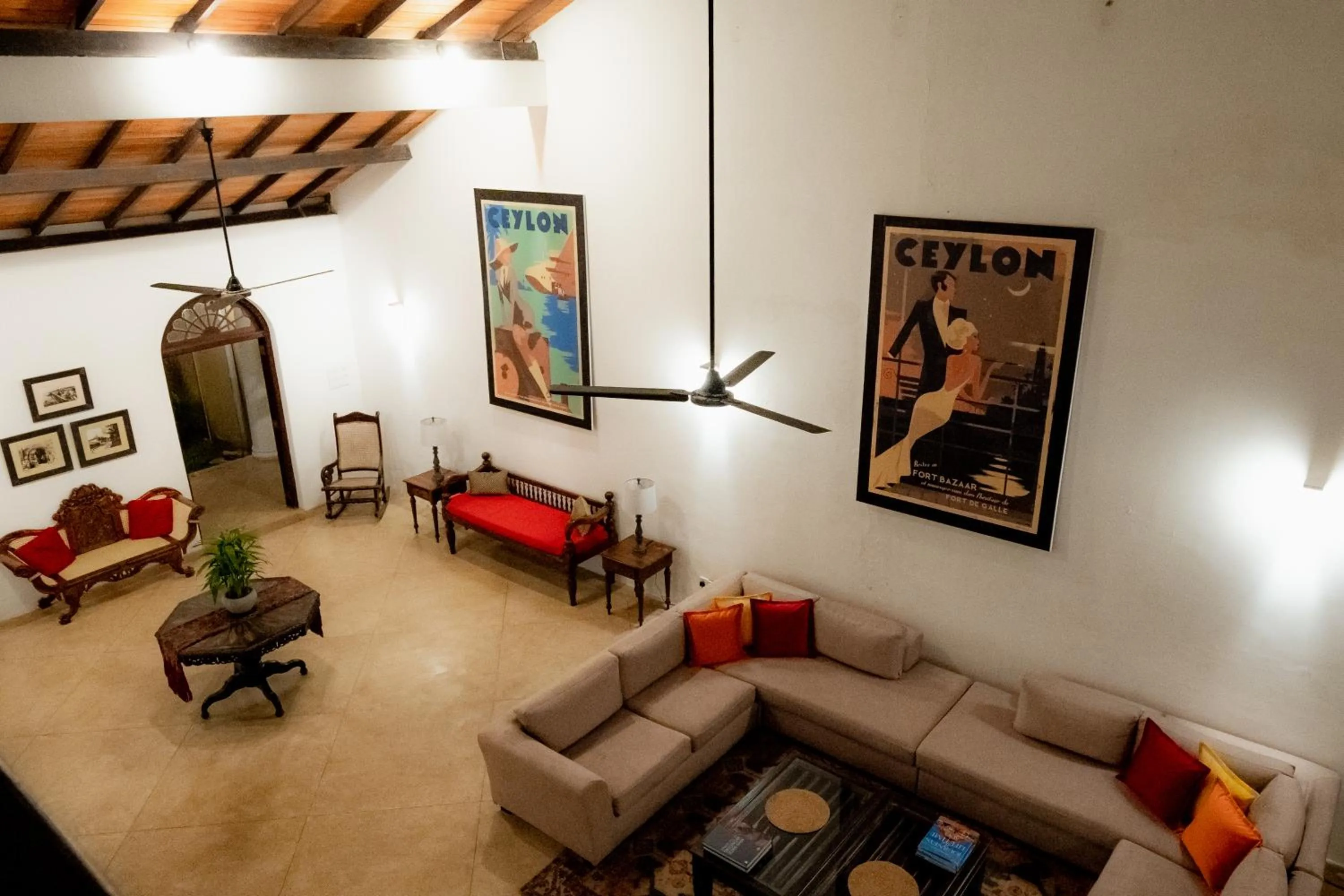 Living room in GALLE HERITAGE VILLA