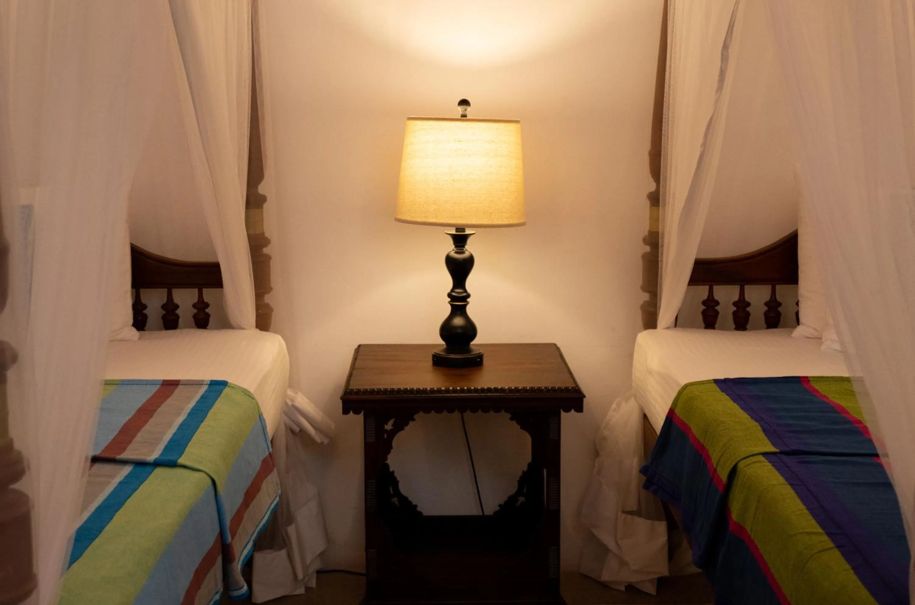 Bed in GALLE HERITAGE VILLA