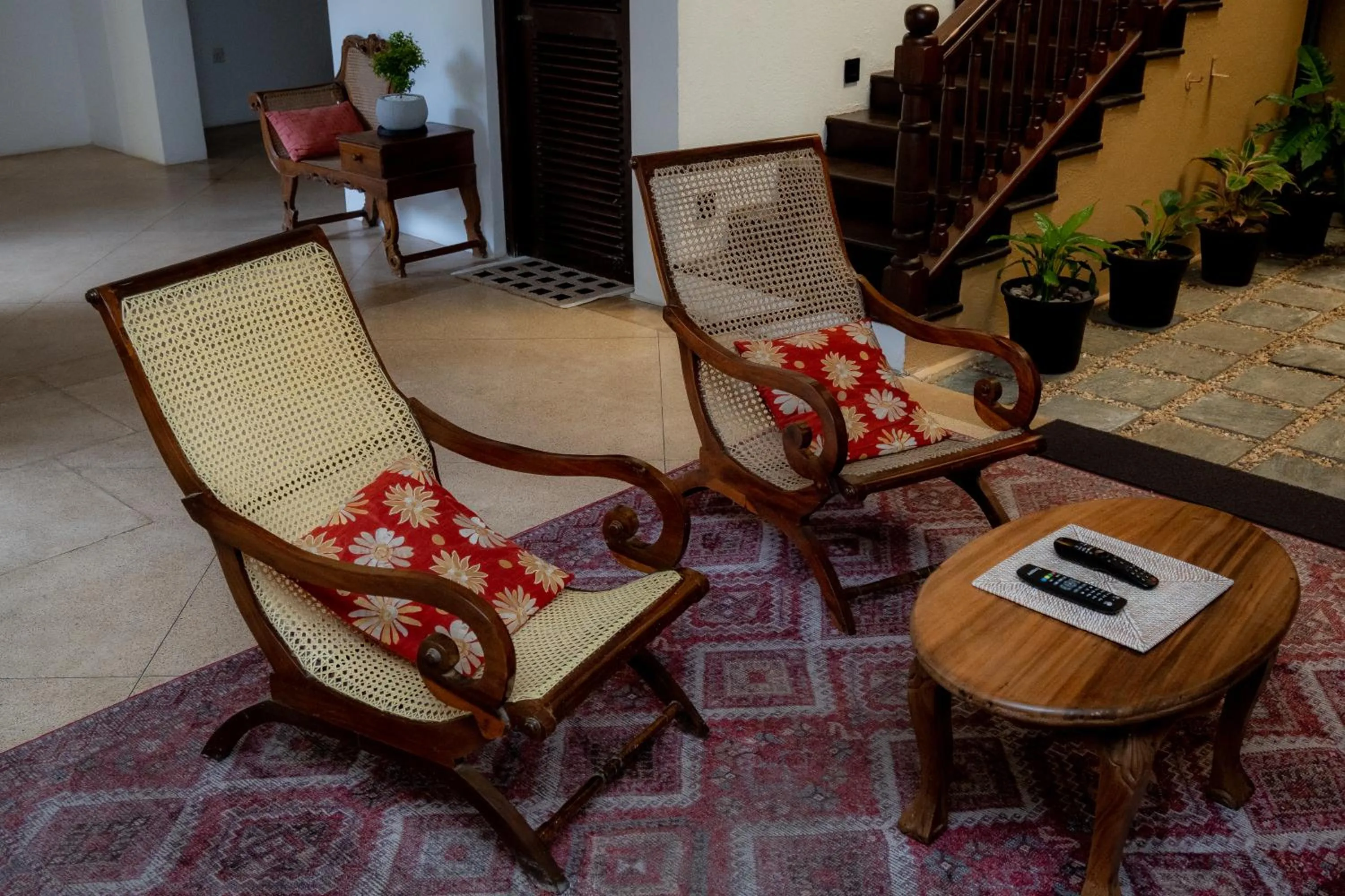 Communal lounge/ TV room in GALLE HERITAGE VILLA