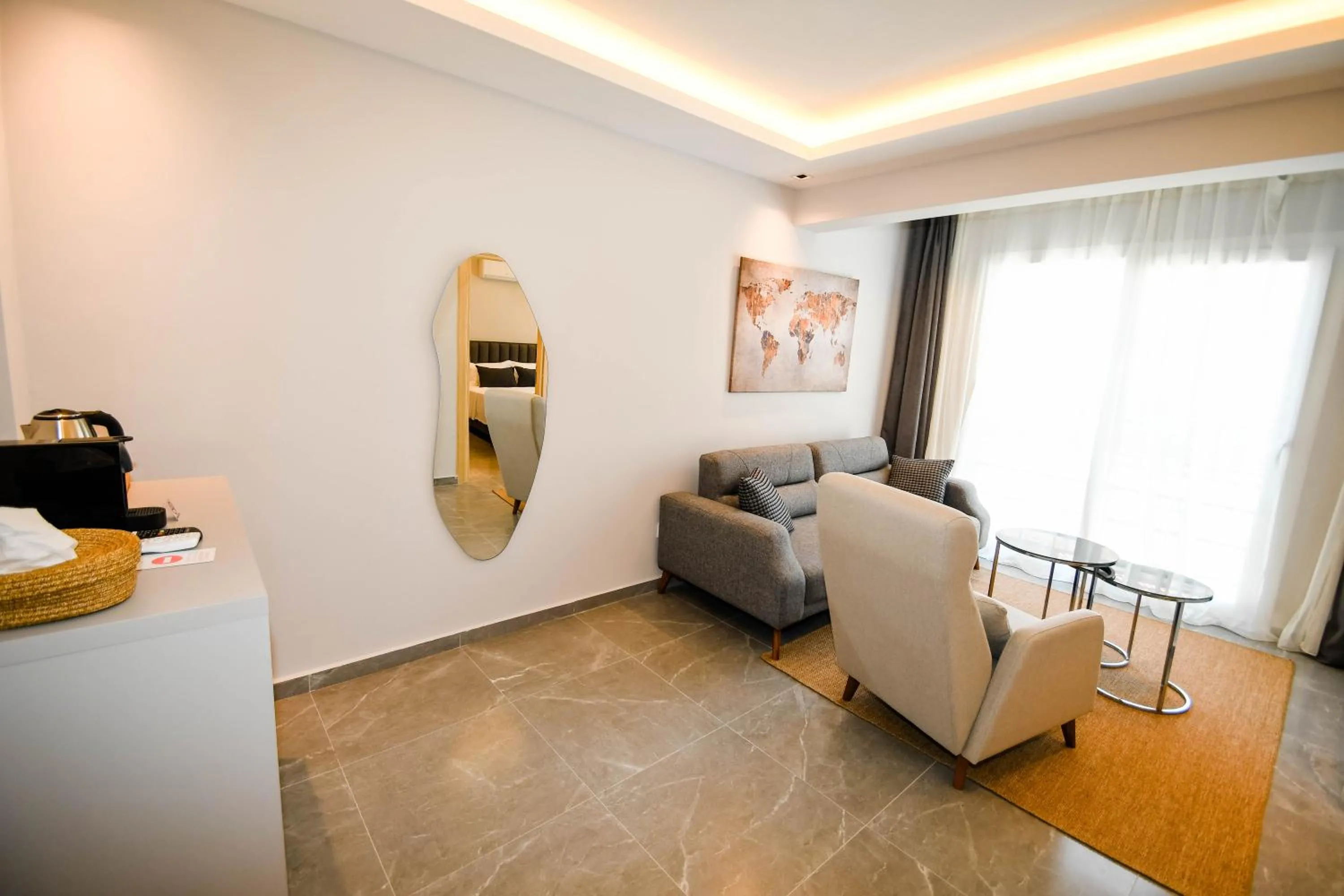 Living room in Swan Boutique Hotel