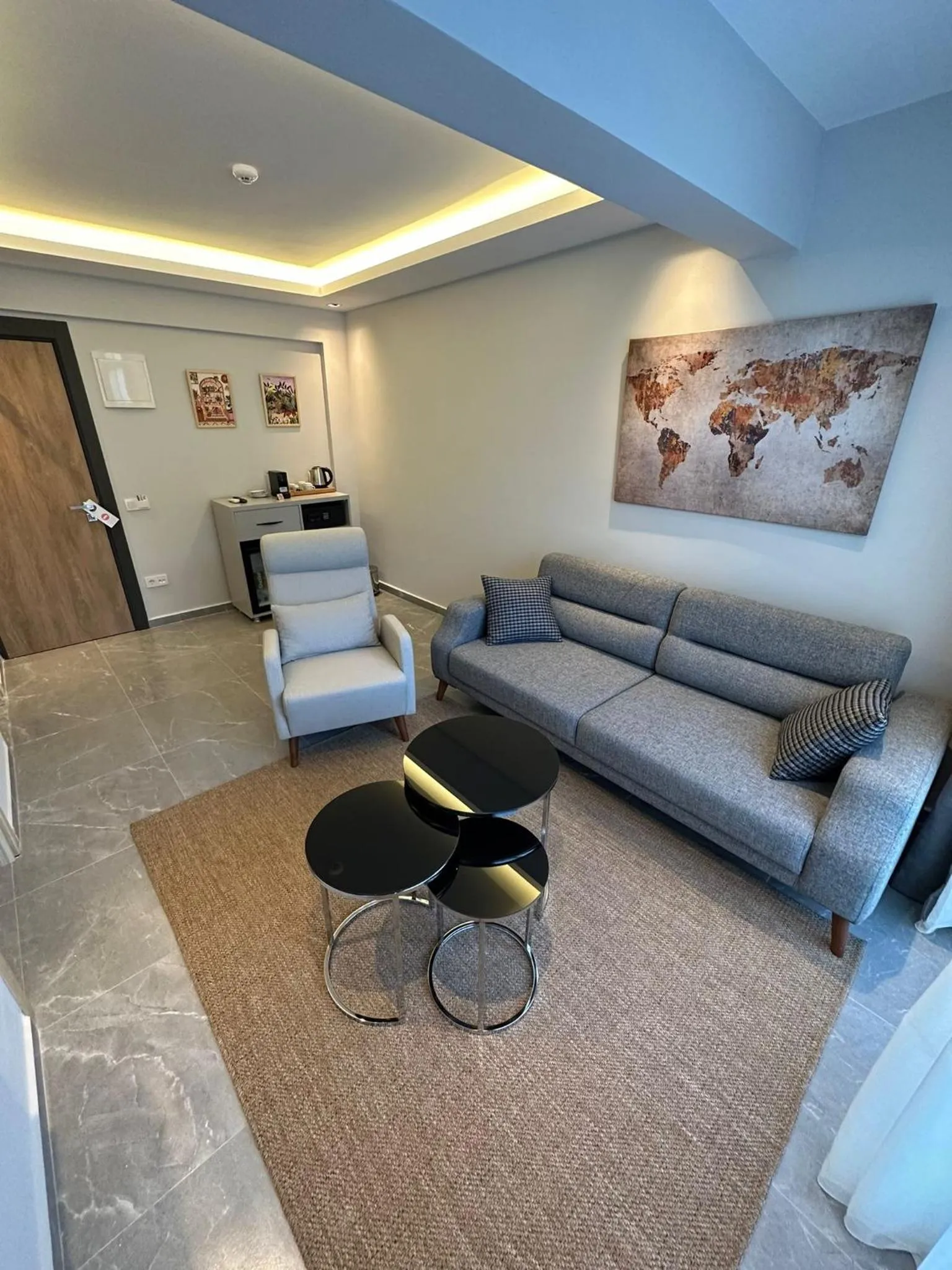 Living room in Swan Boutique Hotel