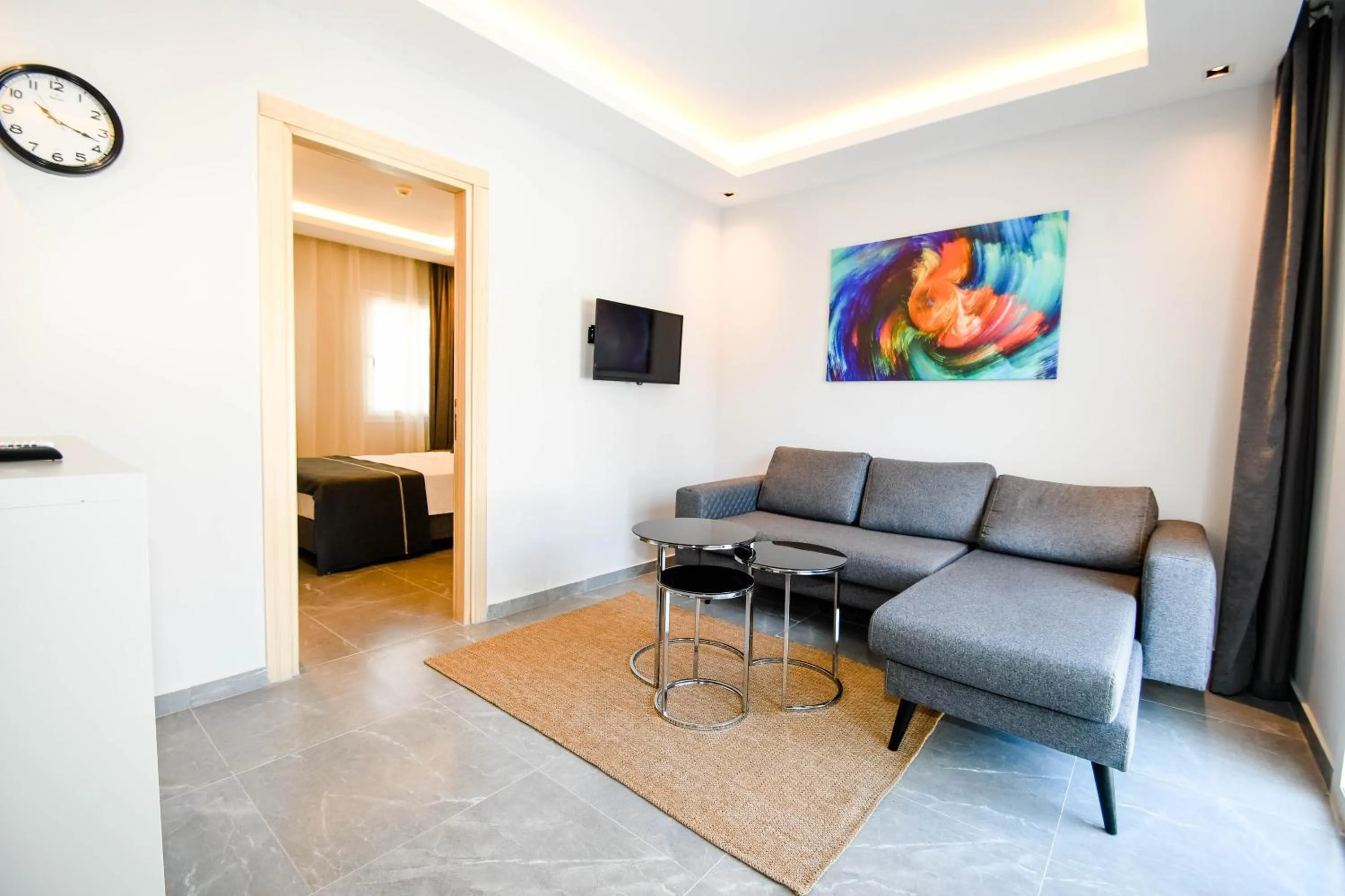 Living room in Swan Boutique Hotel