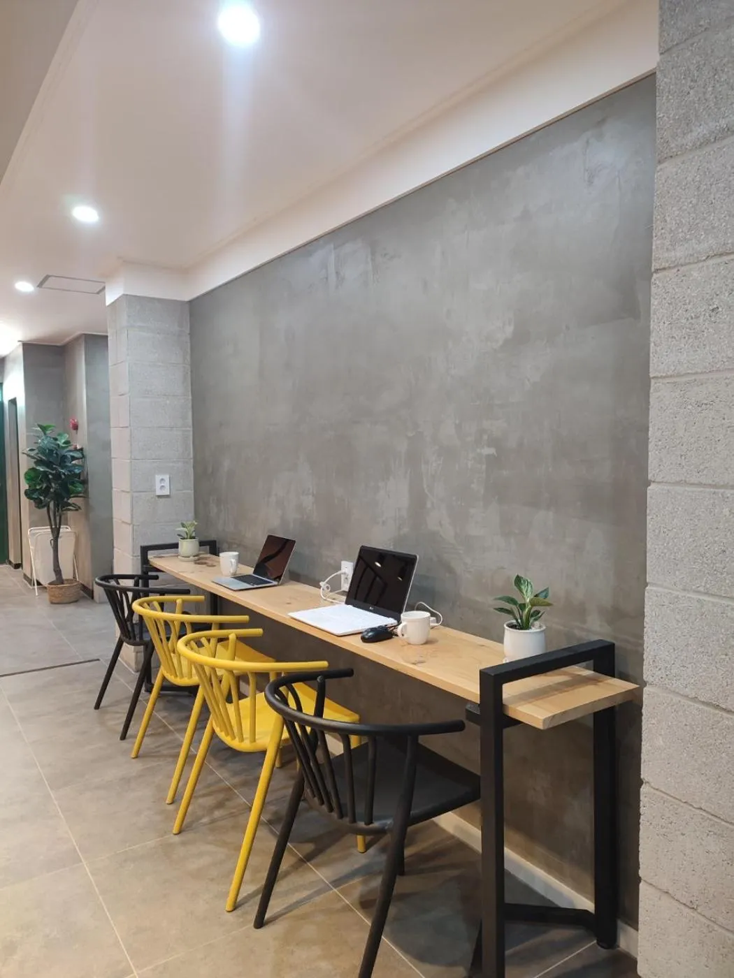 Seating area in Aha Stay