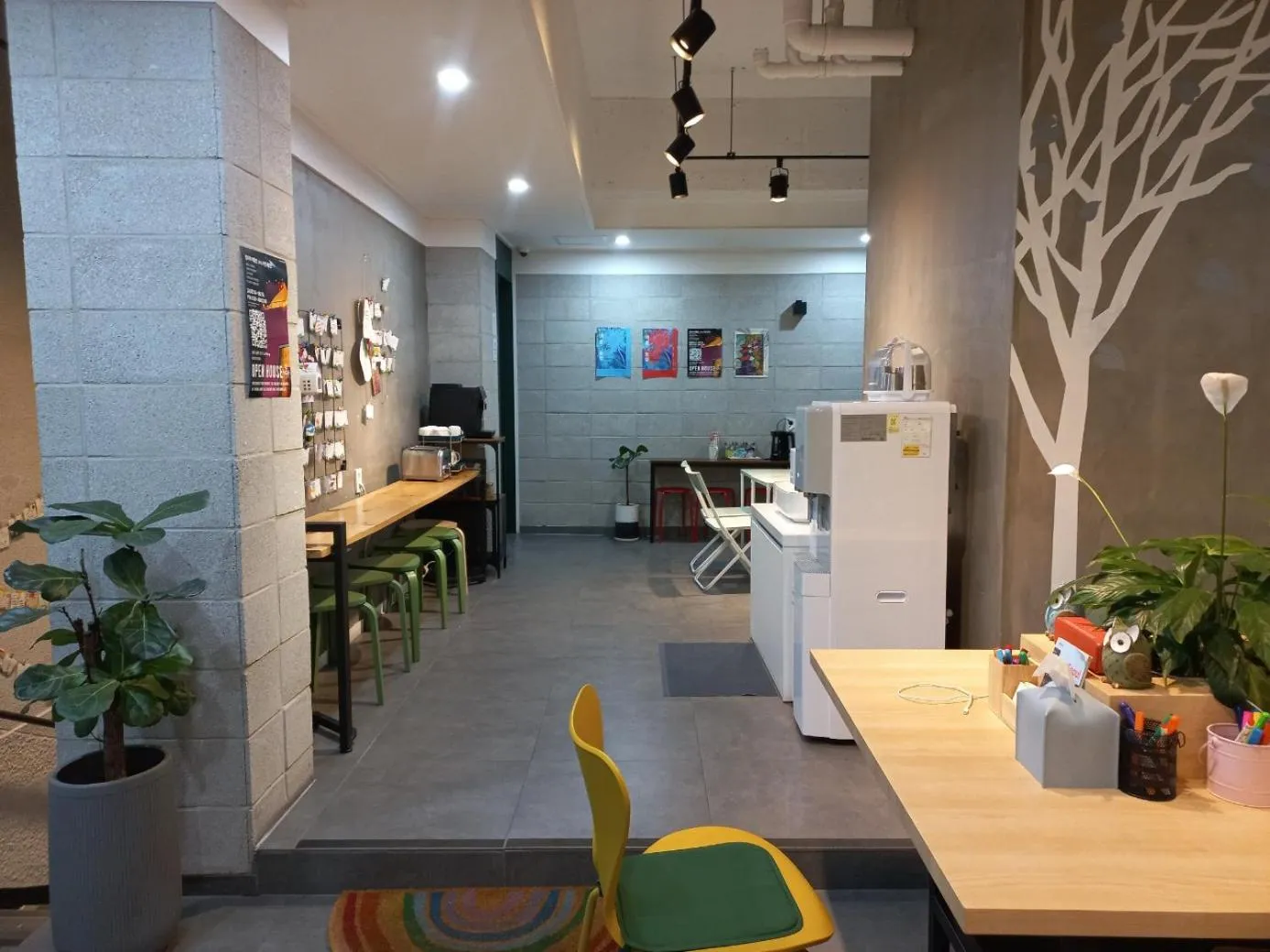 Seating area in Aha Stay