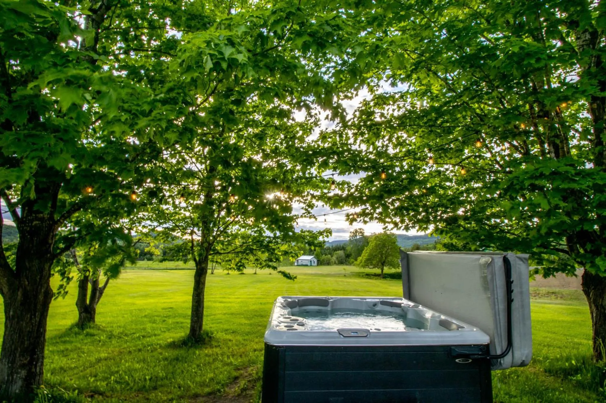 Natural landscape in Les Chalets Tourisma - Maison de campagne avec spa privé - La Familiale