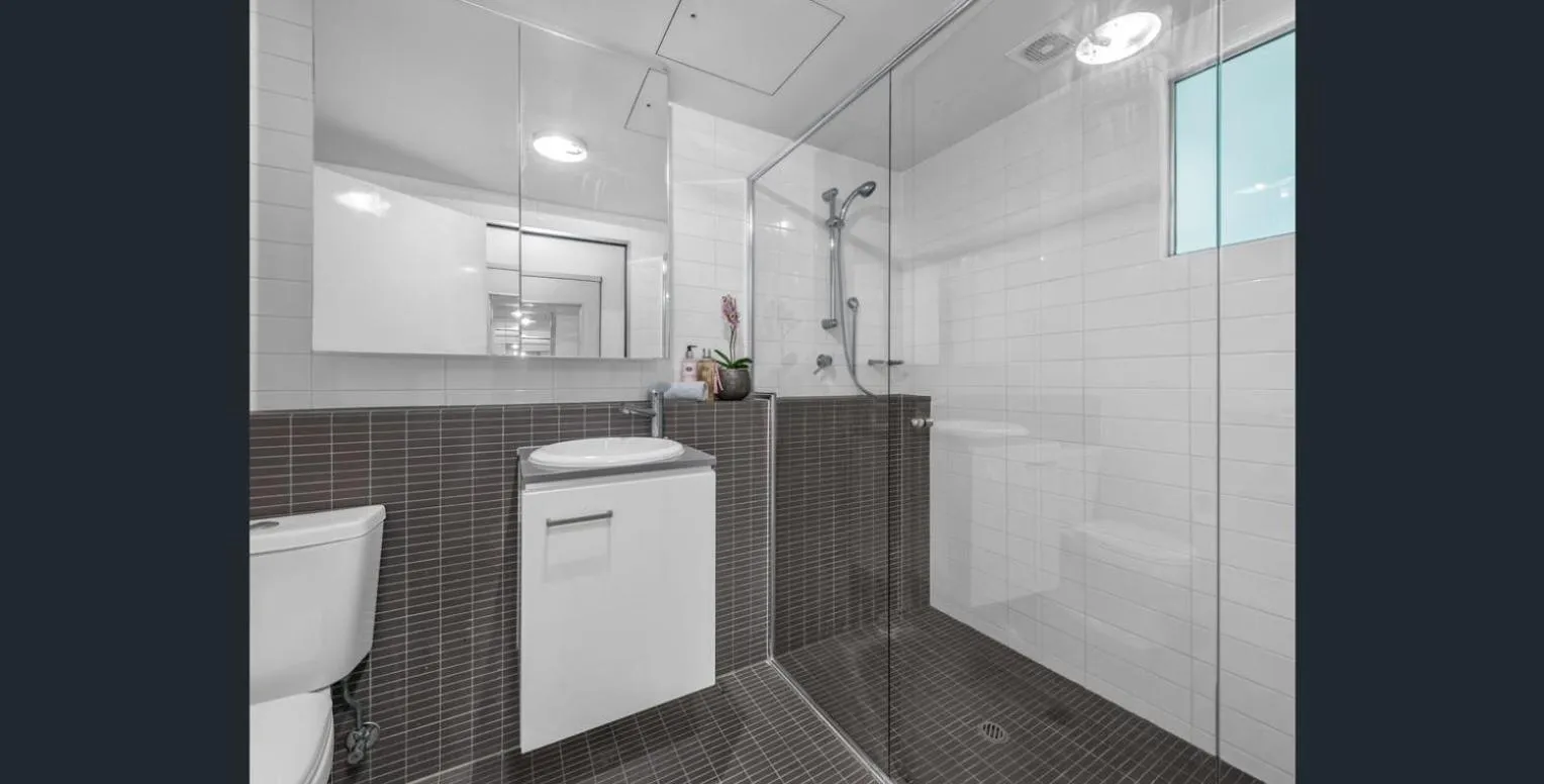 Bathroom in Story Apartments