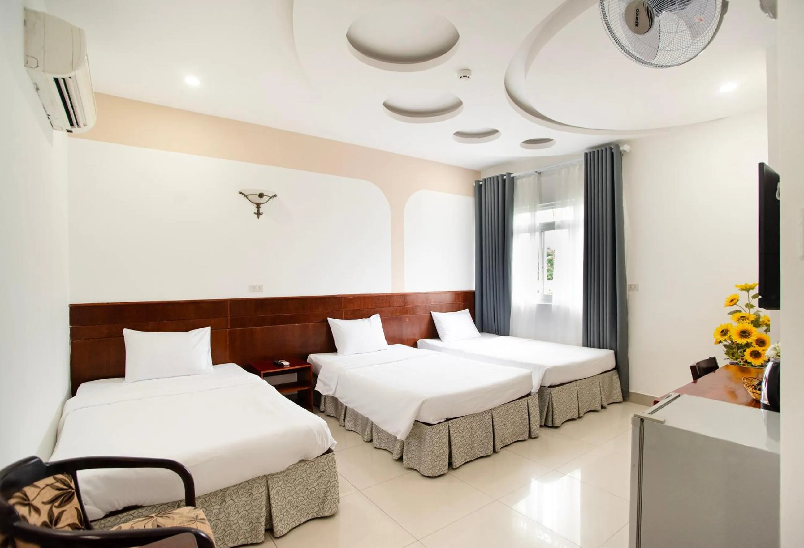 Bed in EDEN QUY NHON HOTEL