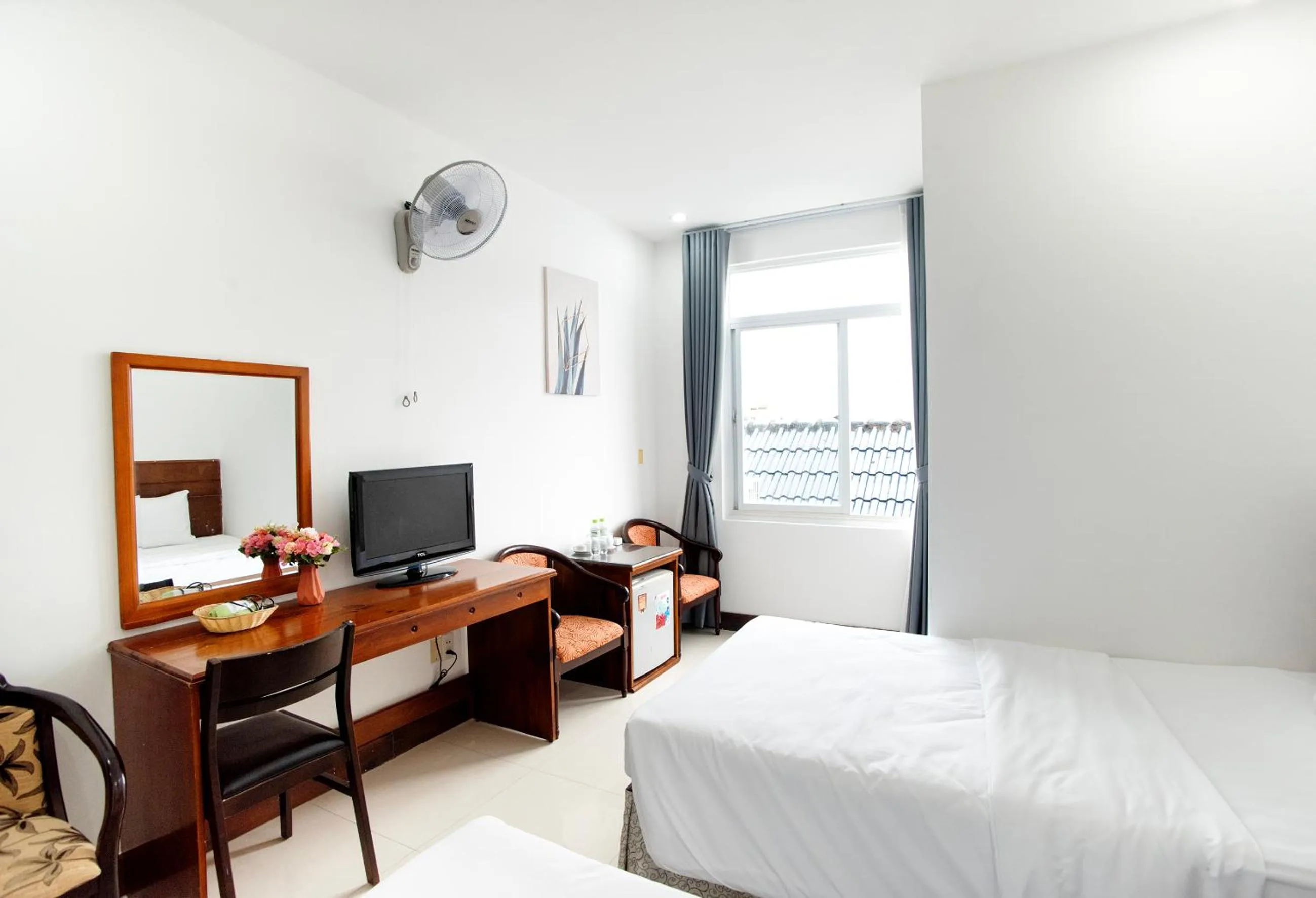 Bed in EDEN QUY NHON HOTEL