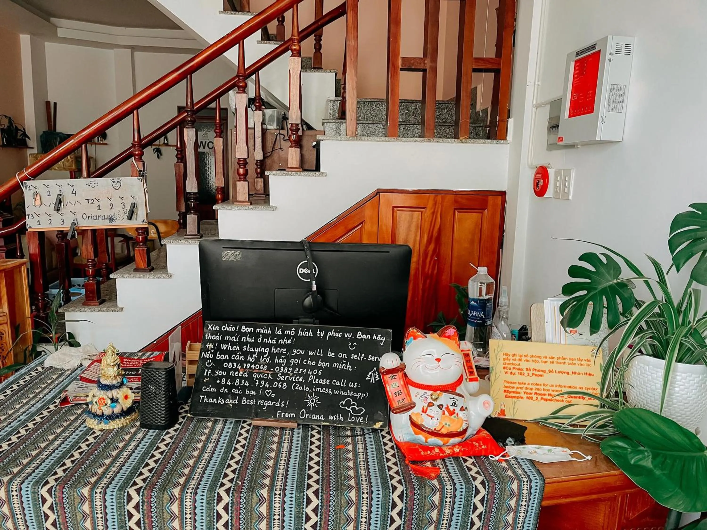 Lobby or reception in Oriana Dalat